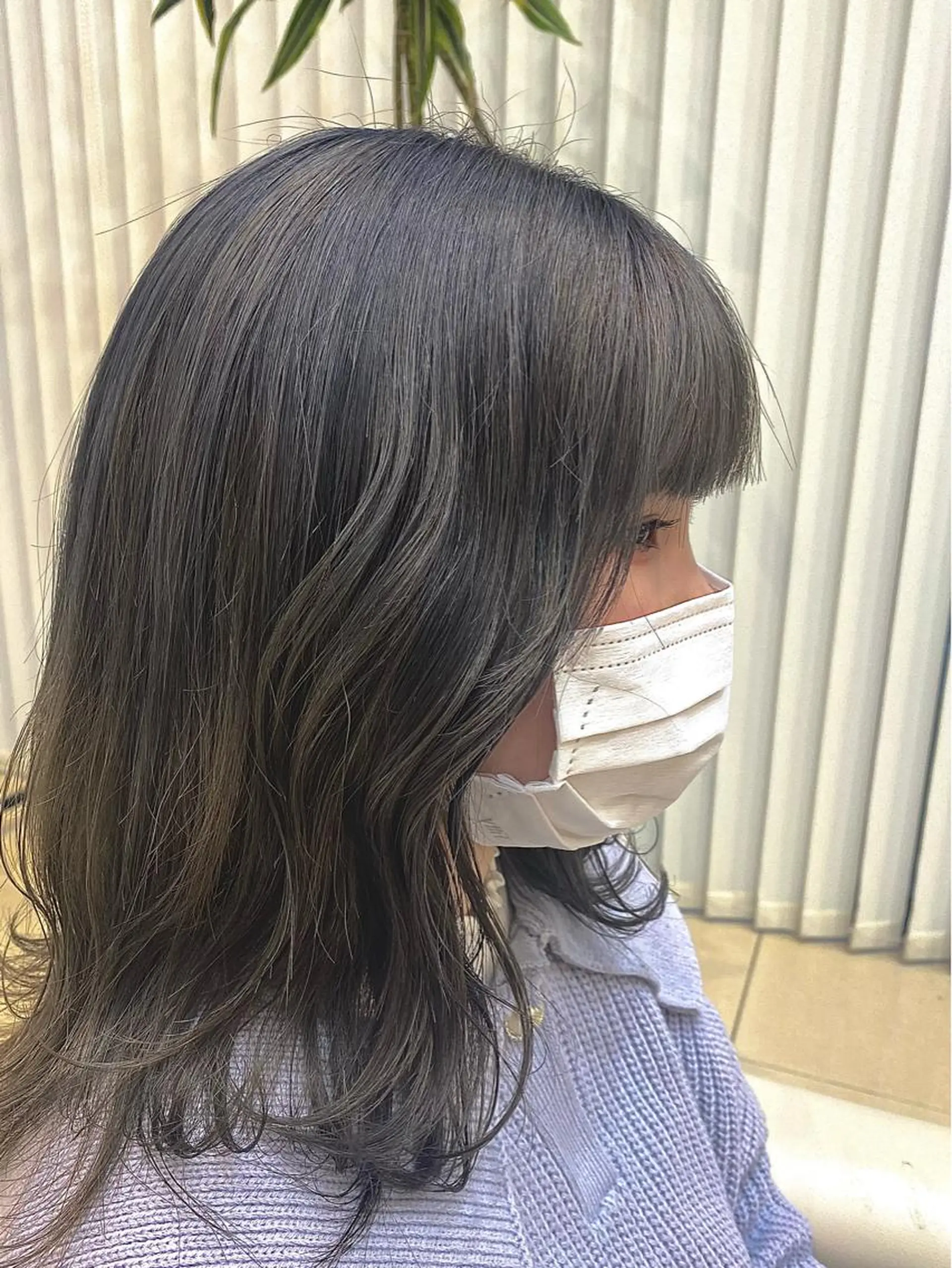 セミロング カラー レイヤーカット🍒韓 国ヘア🍒ひかりのヘアスタイル