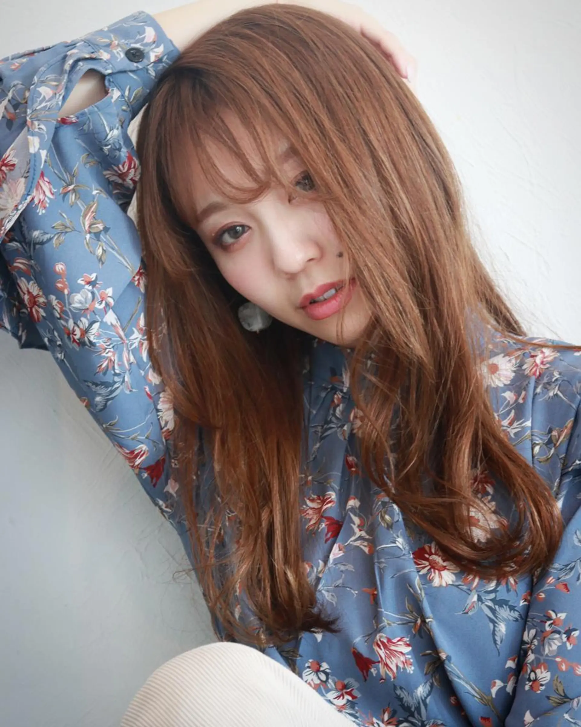 カット 縮毛矯正 トリートメント 林 永純のヘアスタイル