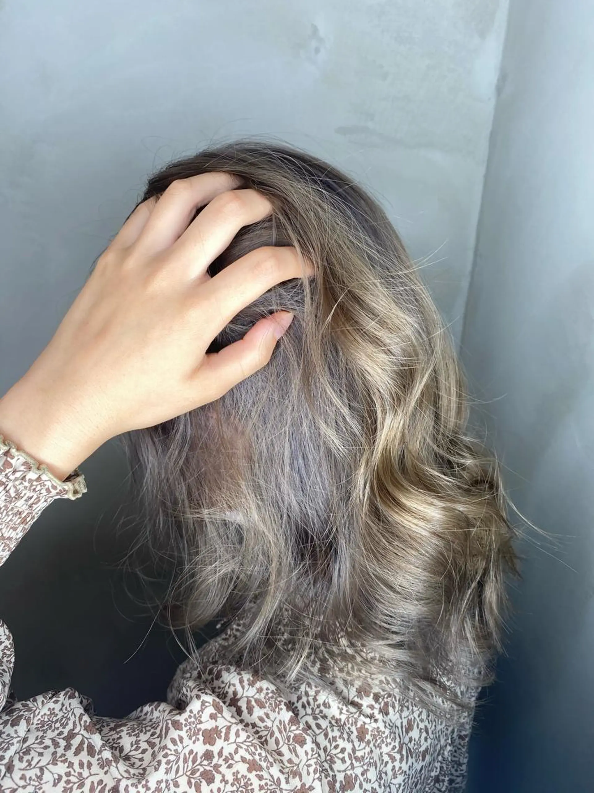 ミディアム カラー ヘアアレンジ ヘアカラー Belle hair Design青野大貴のヘアスタイル