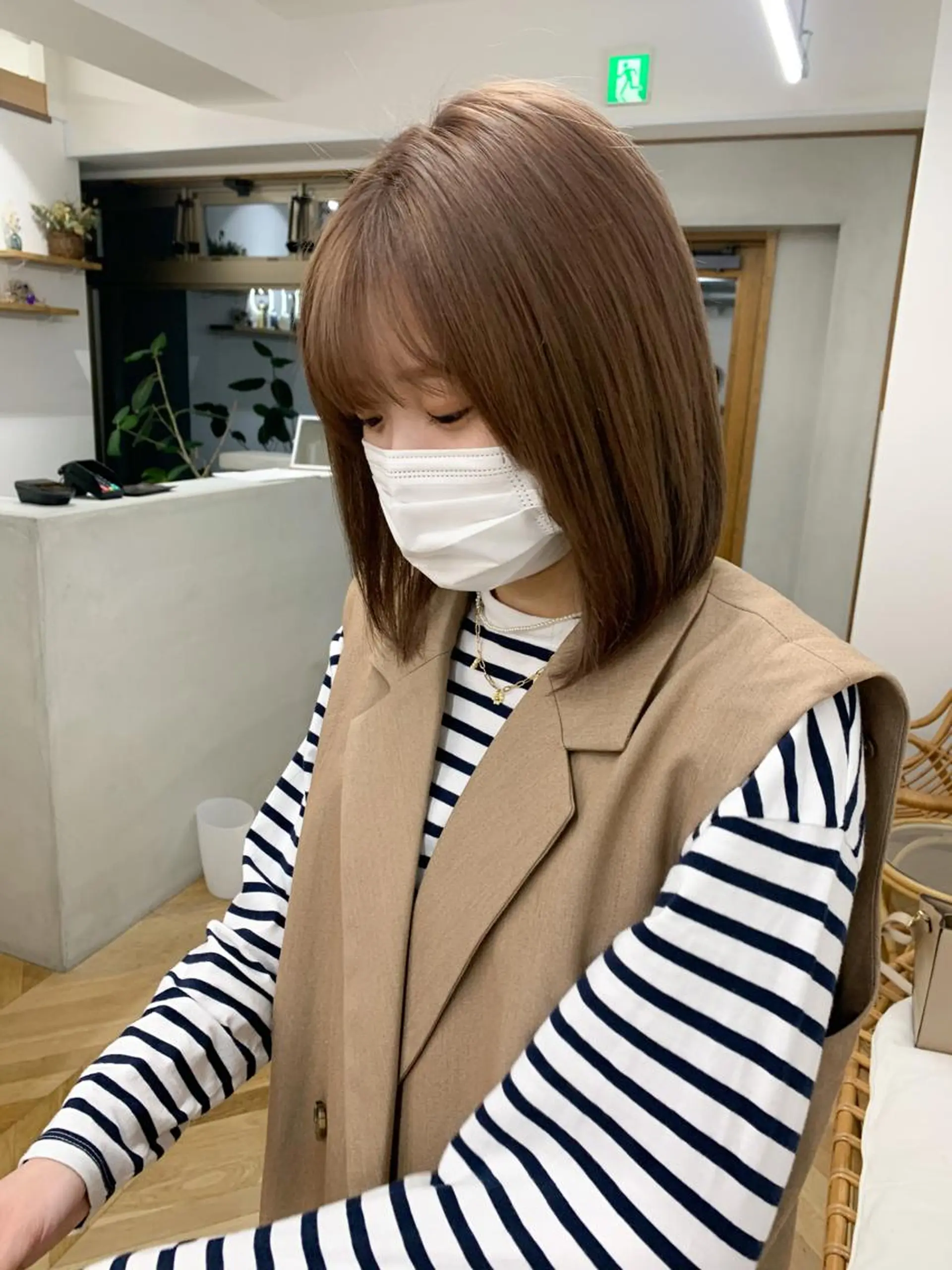 ミディアム カラー ヘアカラー トリートメント cirrus🕊 韓国ヘア♡山縣あかりのヘアスタイル