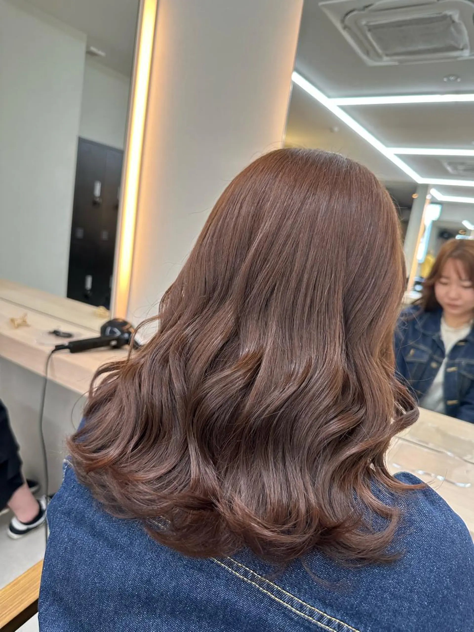 セミロング カラー ヘアカラー トリートメント 𝐑𝐲𝐮𝐤𝐢 【店長】ALEAPのヘアスタイル