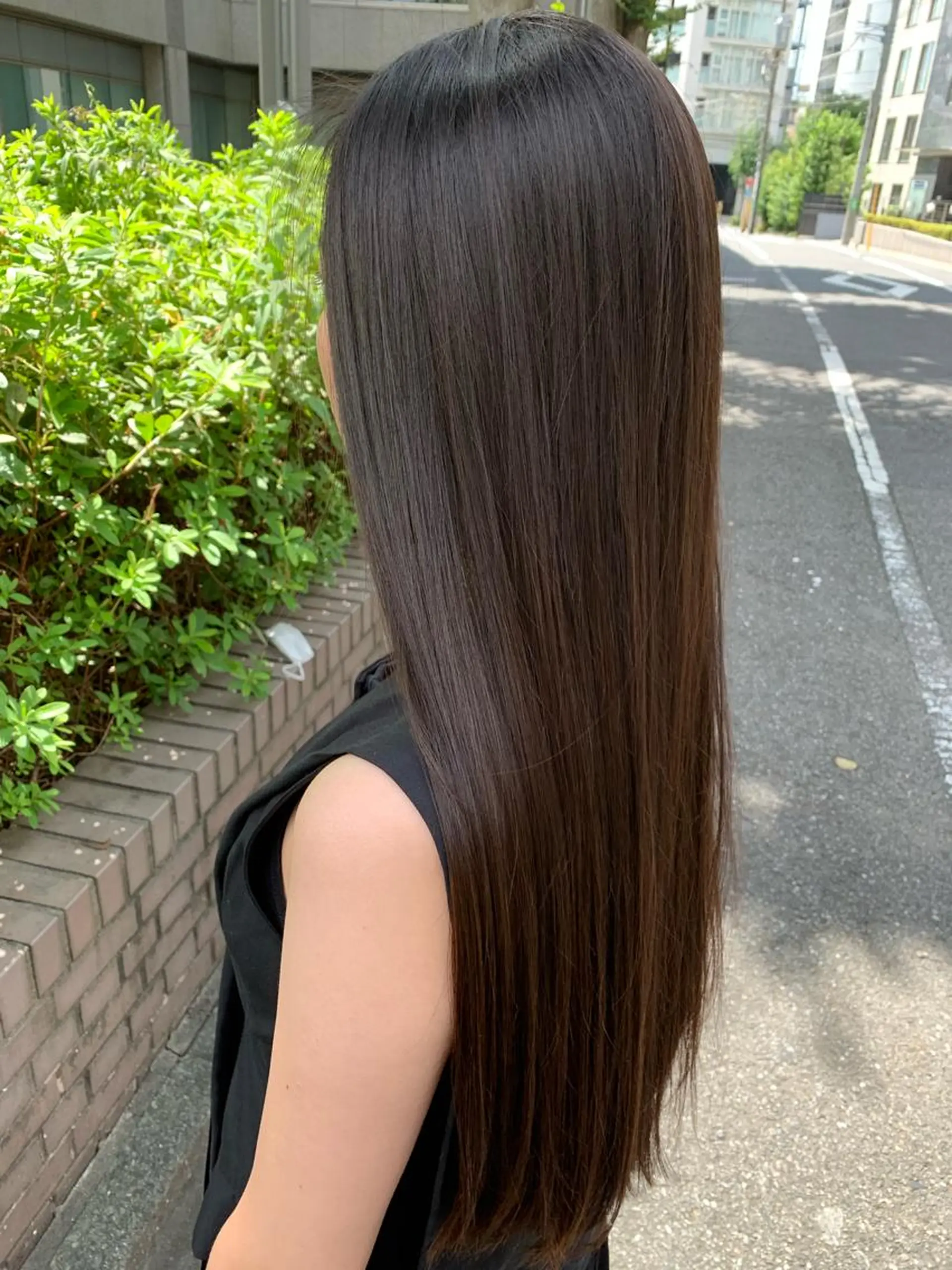 ロング ヘアアレンジ 髪質改善/縮毛矯正 艶カラー/珠聡のヘアスタイル