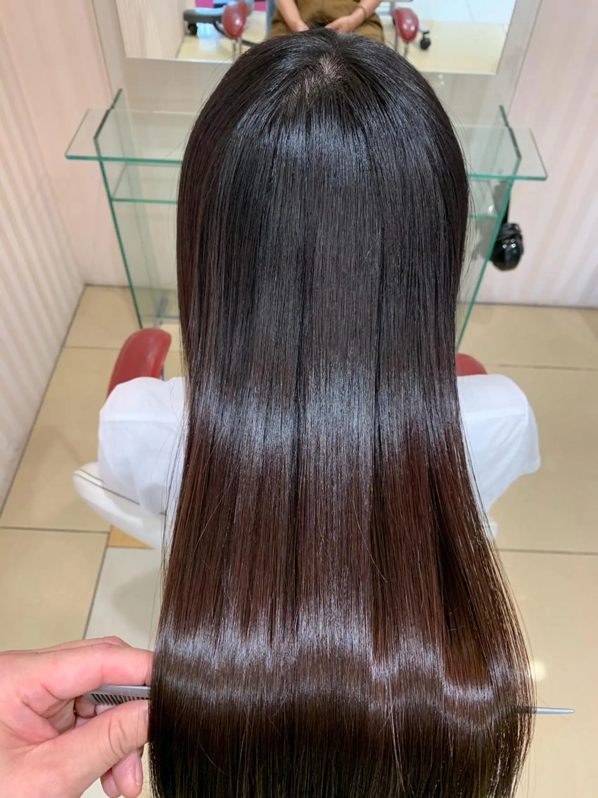 ロング 髪質改善 トリートメント カット トリートメント 縮毛矯正/パーマ EARTH岐阜/髙橋のヘアスタイル
