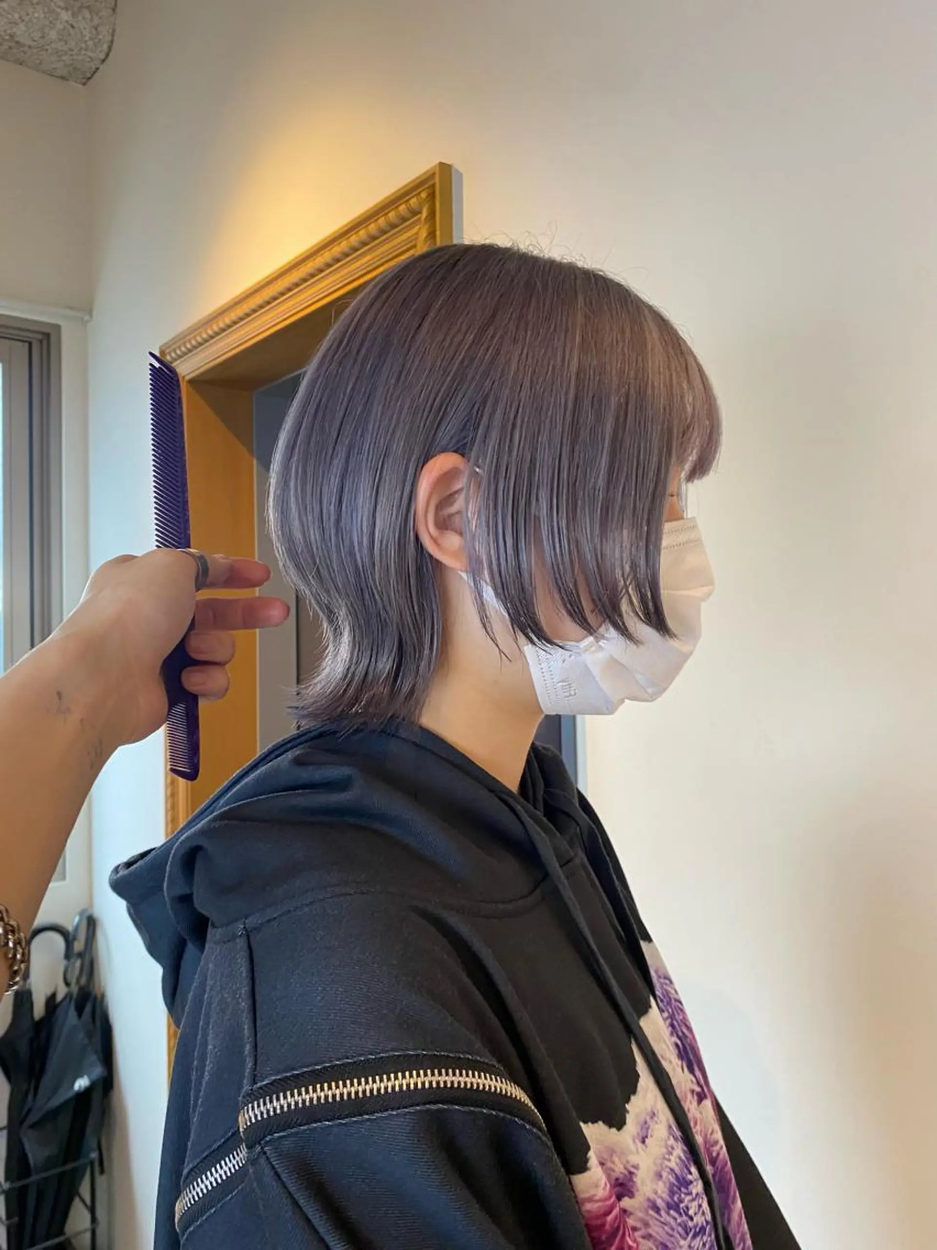 ショート ショートヘア ウルフカット 大阪ウルフカット ハッシュカットのヘアスタイル