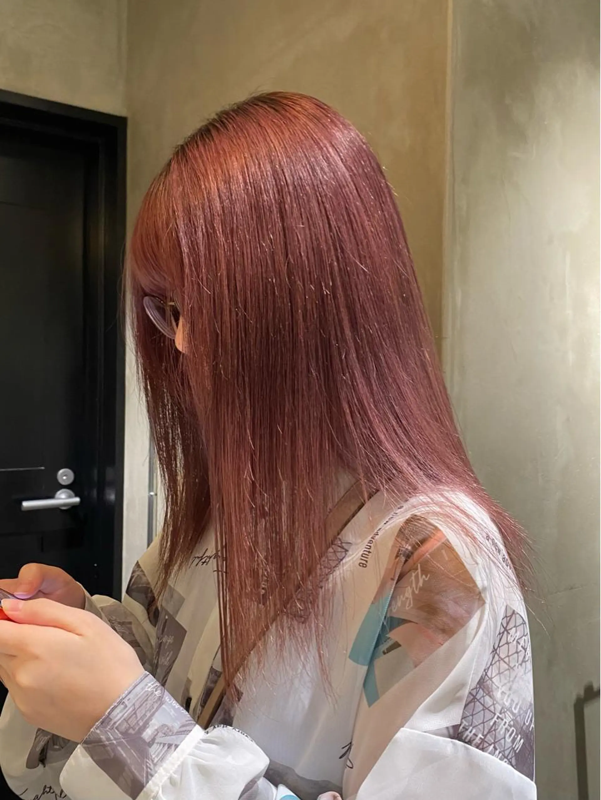 セミロング カラー ヘアカラー トリートメント デザインカラー❤︎ イシイレイのヘアスタイル