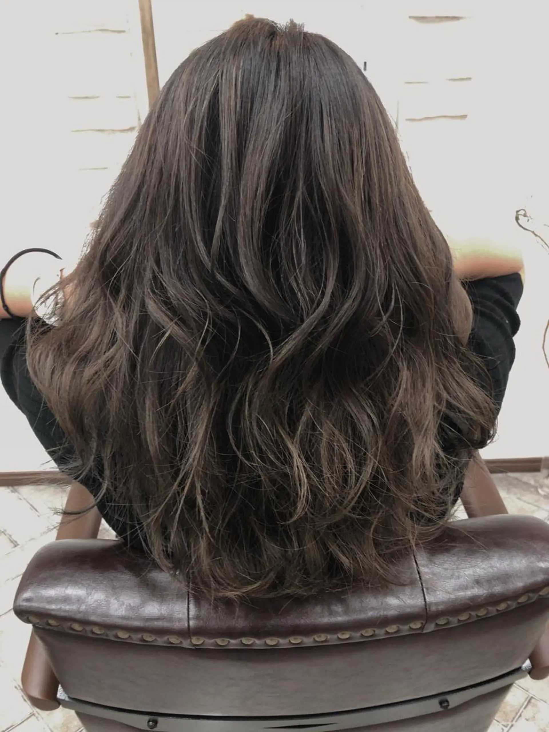 ミディアム ヘアカラー トリートメント ✨艶感/透け感✨Sherry所属・艶髪/ハイトーン Sherryのヘアスタイル