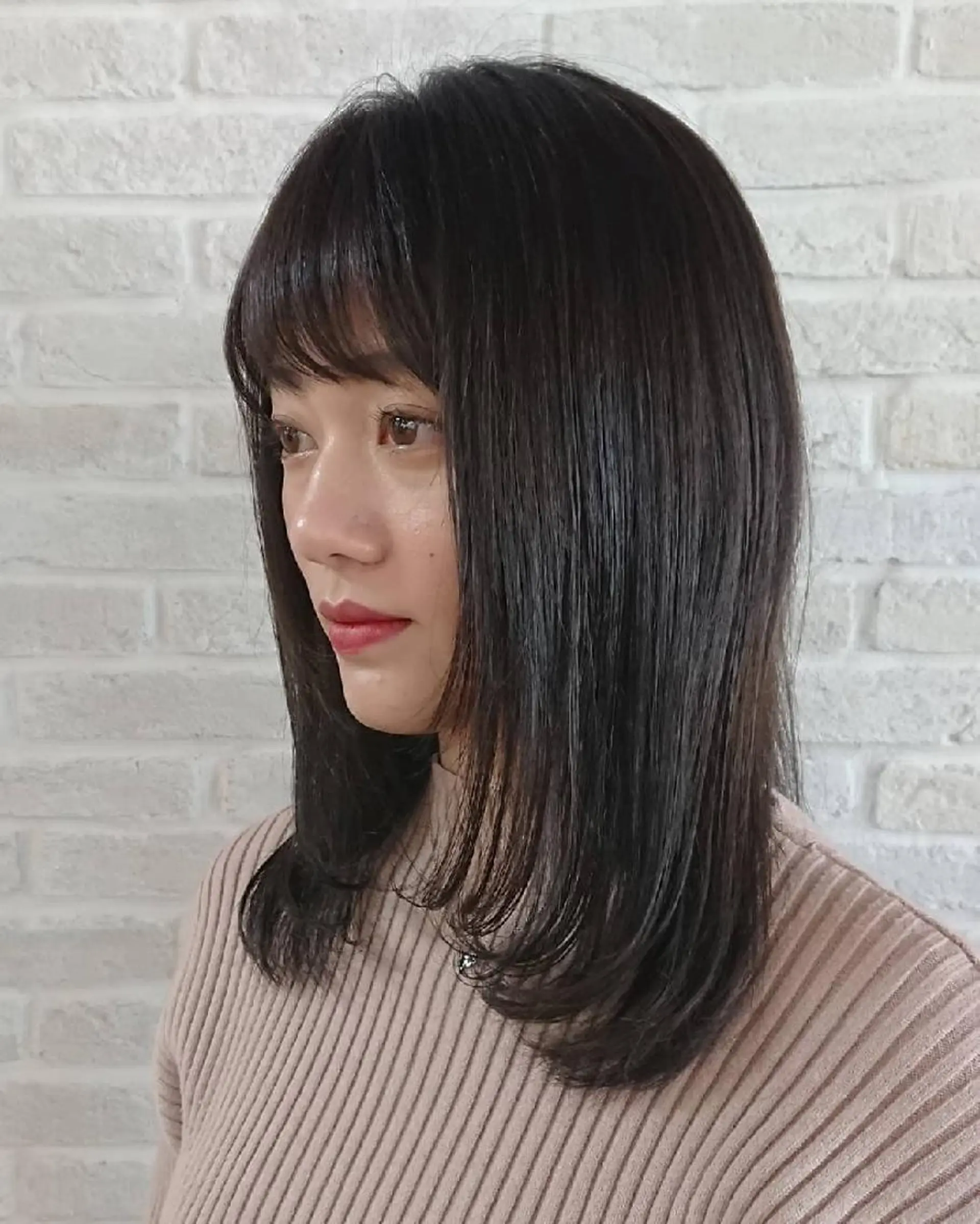 セミロング カラー ヘアカラー トリートメント Topstylist ゆきこのヘアスタイル