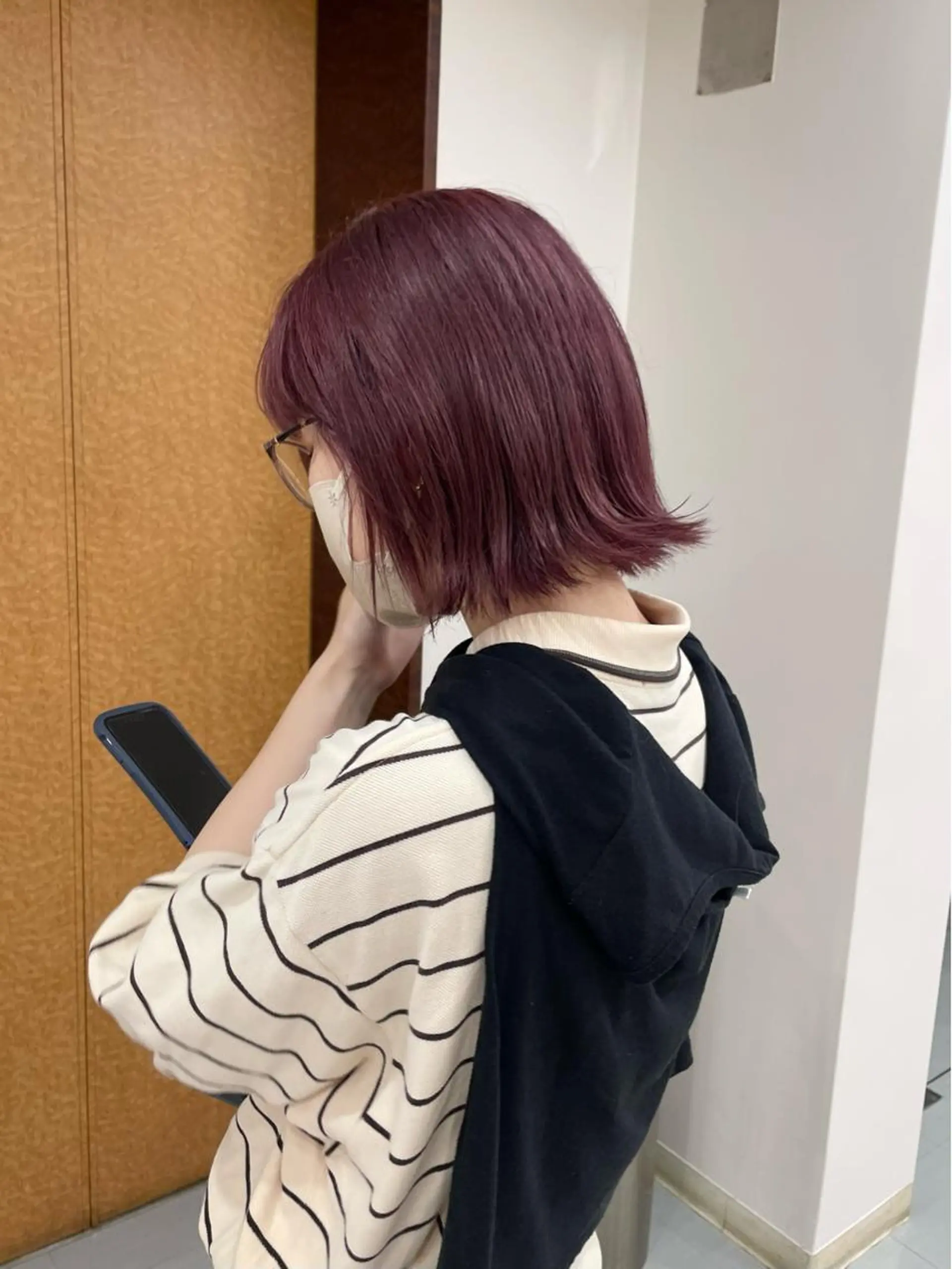 ショート カラー yohaku misakiのヘアスタイル