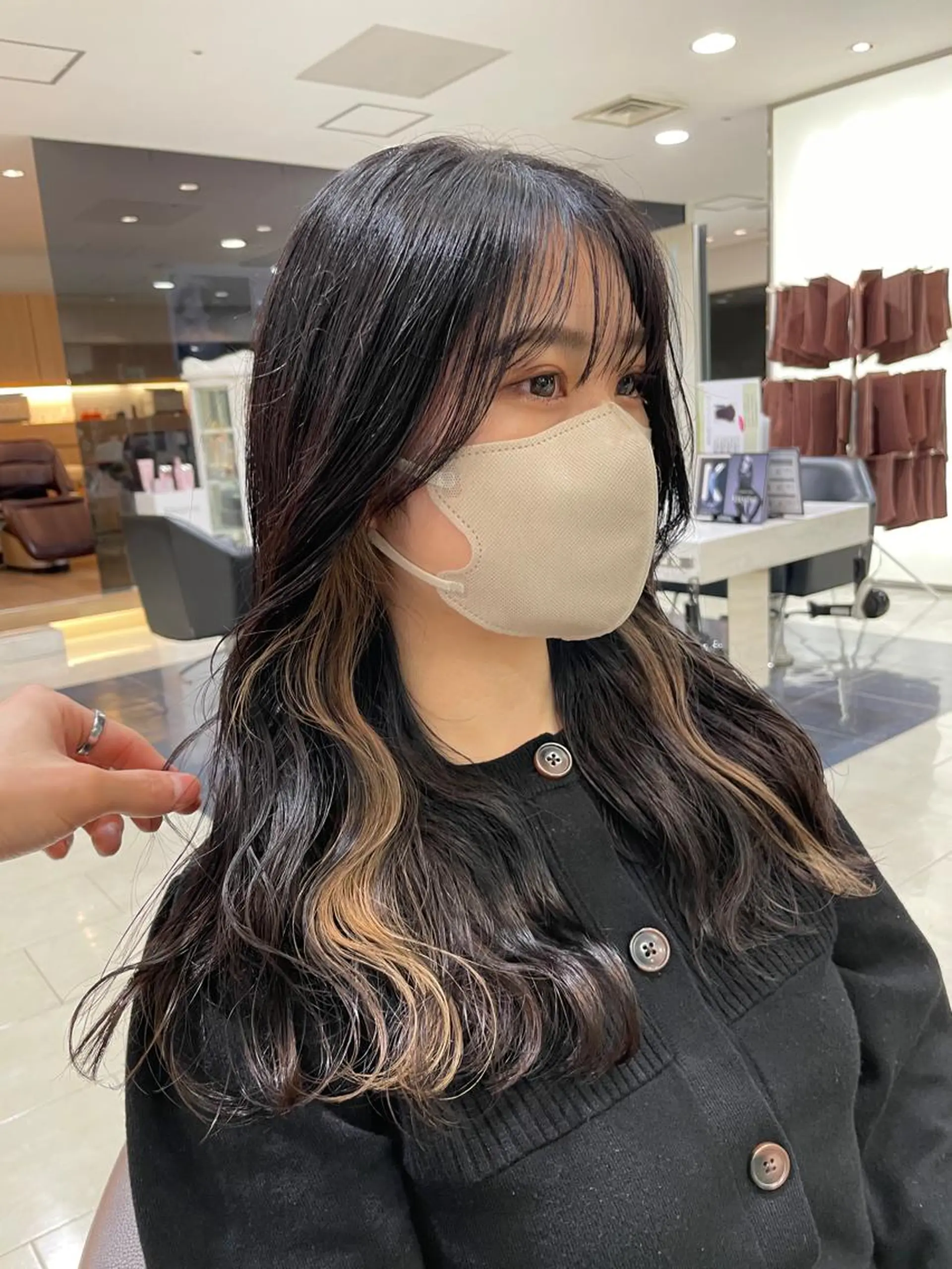 ロング 韓国風ヘア 【髪風船】上大岡店所属・齋藤 尋真のヘアスタイル
