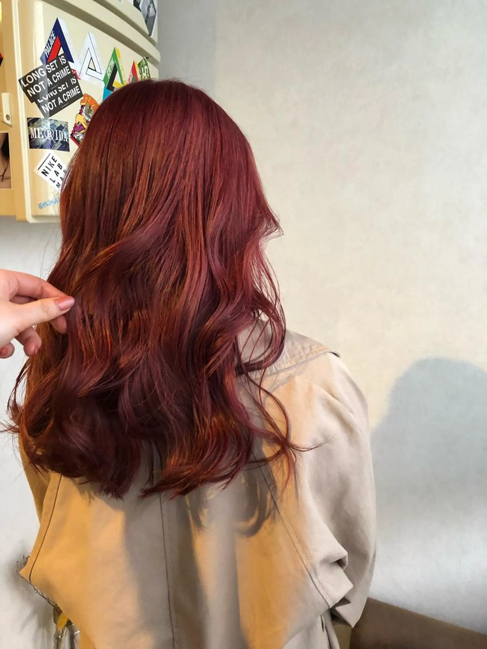 ロング カラー 韓国風ヘア the OSCAR所属・韓国ヘアスタイリスト Harukaのヘアスタイル