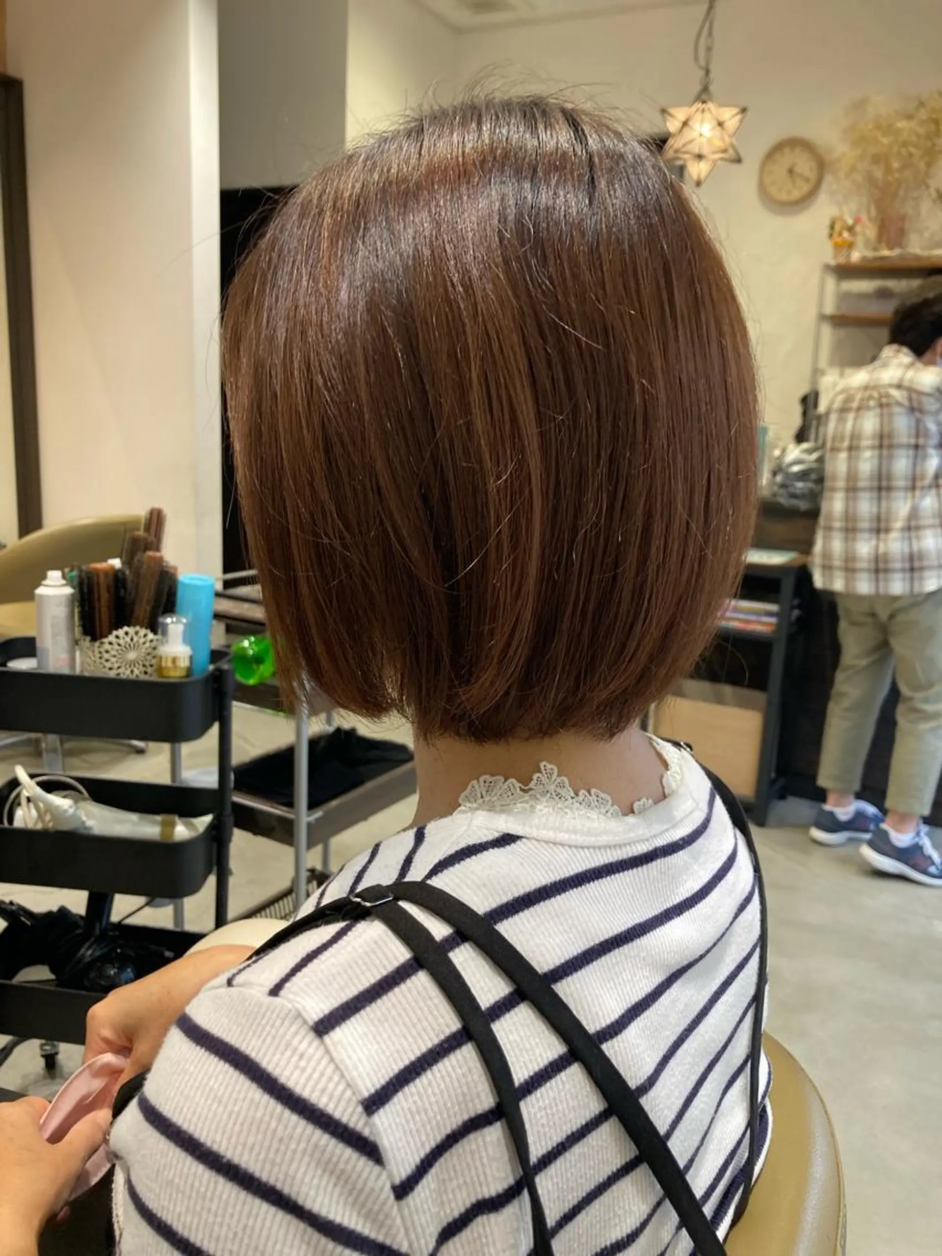 ショート 折本 沙織のヘアスタイル