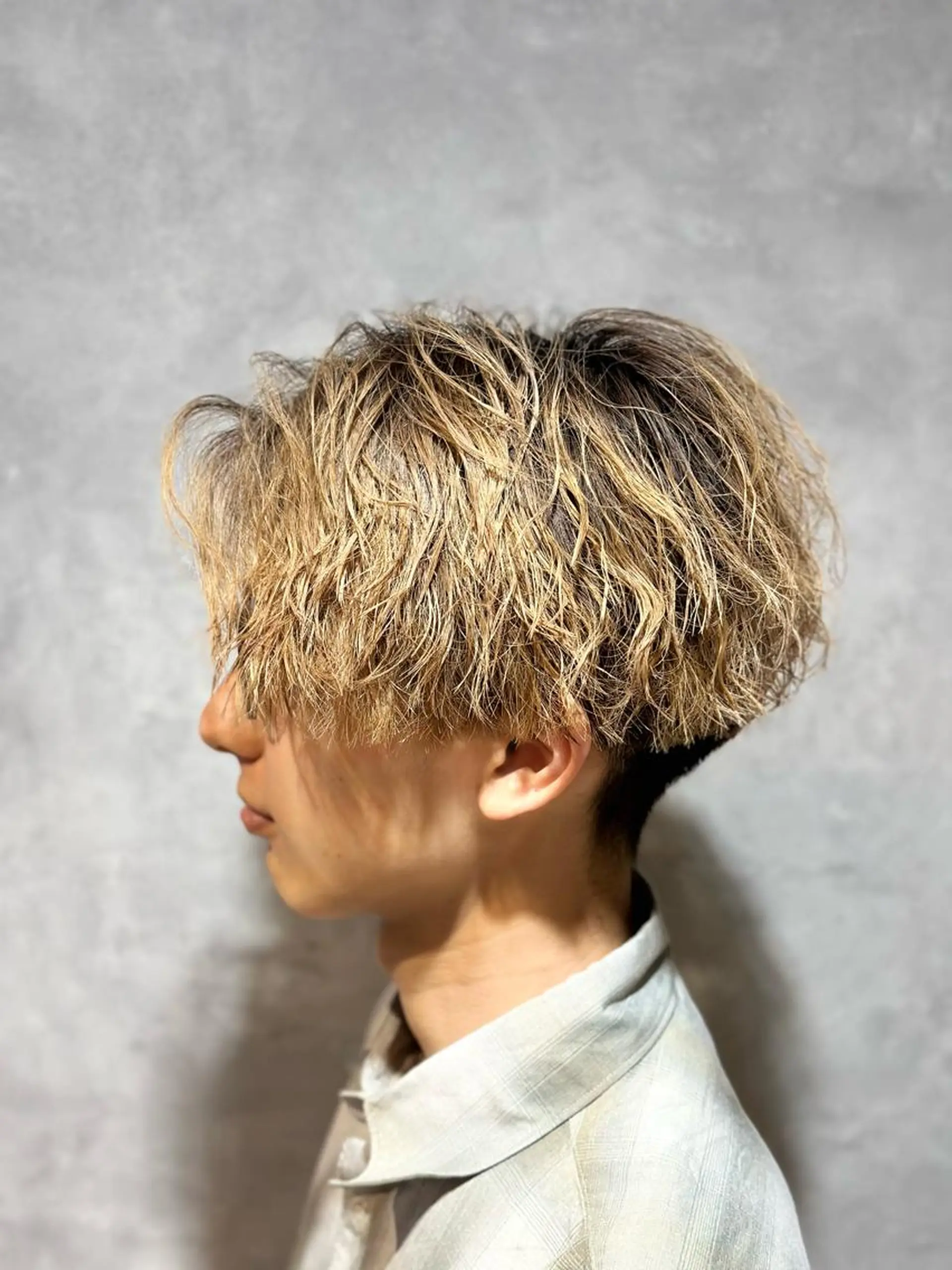 ショート メンズ 縮毛矯正 髪質改善 鈴木のヘアスタイル