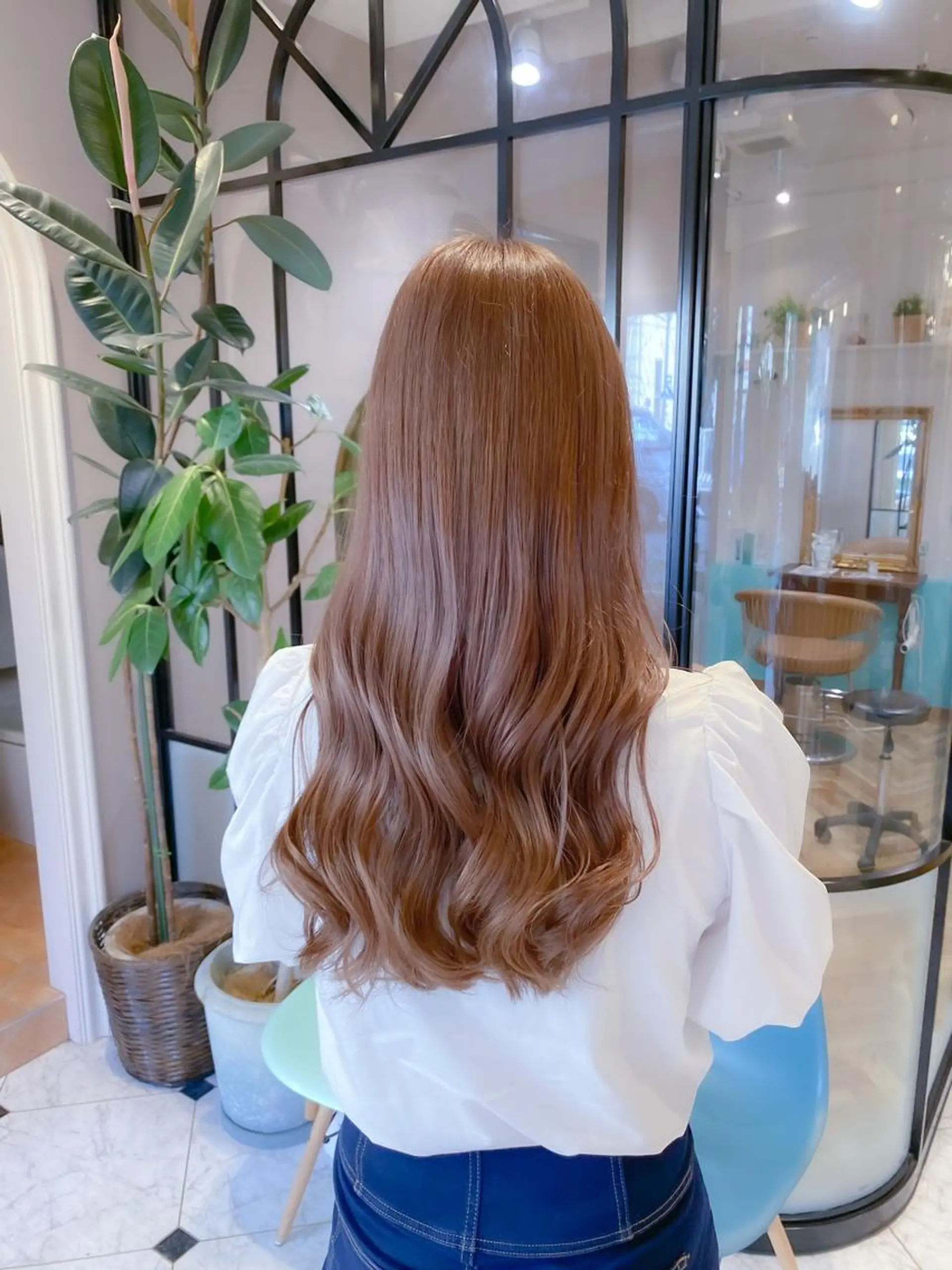ロング カラー カット ヘアカラー トリートメント 🇰🇷韓国レイヤー 錦糸町【北山謙三】のヘアスタイル