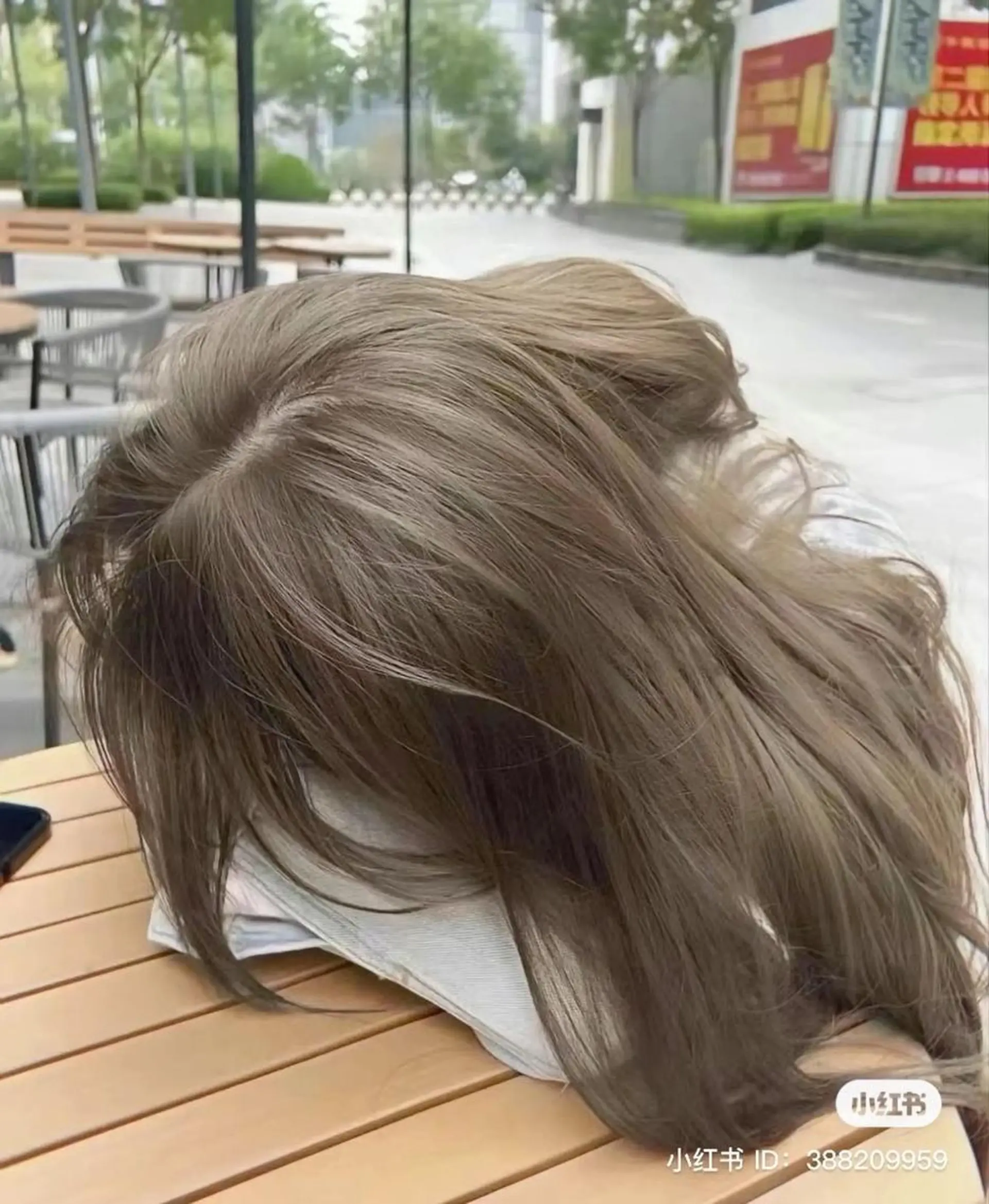 カラー ヘアカラー 🤍韓国大人っぽ ベージュMAI🤍のヘアスタイル