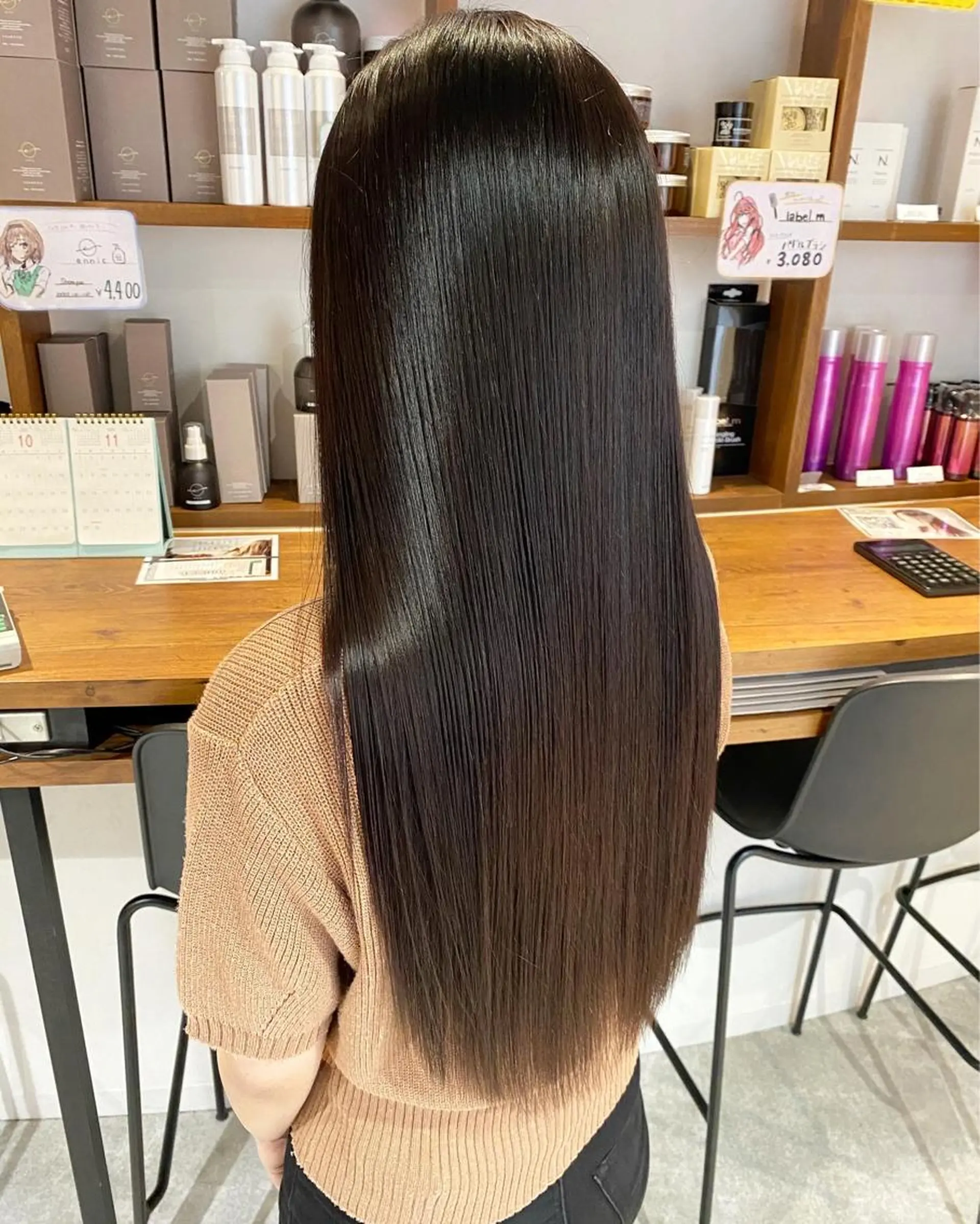 ロング 💎馴染むエクステ ×カラーTOMO💎のヘアスタイル