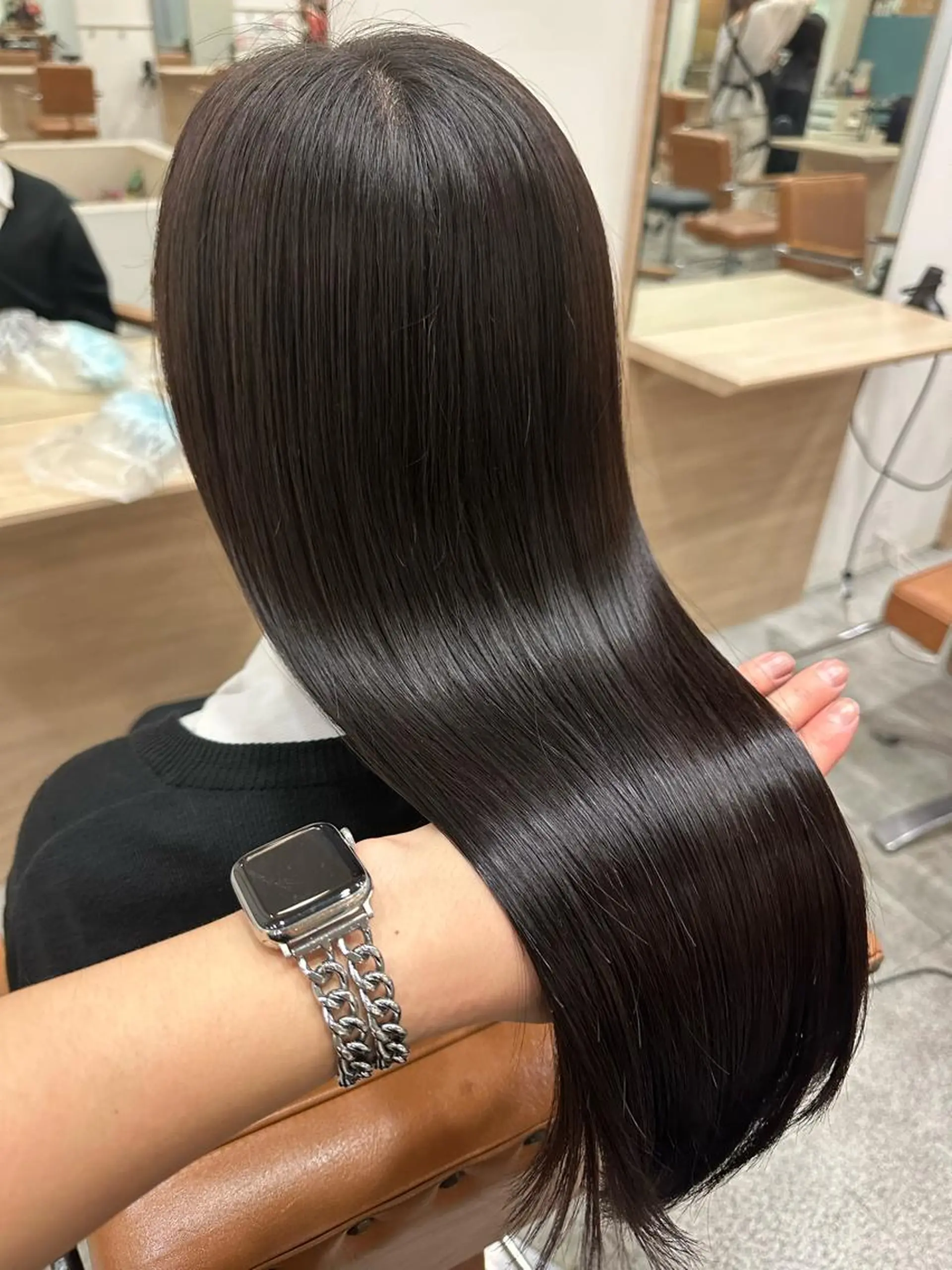 ロング カラー アッシュ ベージュカラー ブリーチ ブラウンカラー ケアブリーチ 👑髪質改善の匠👑 サンジョウ ユウキのヘアスタイル