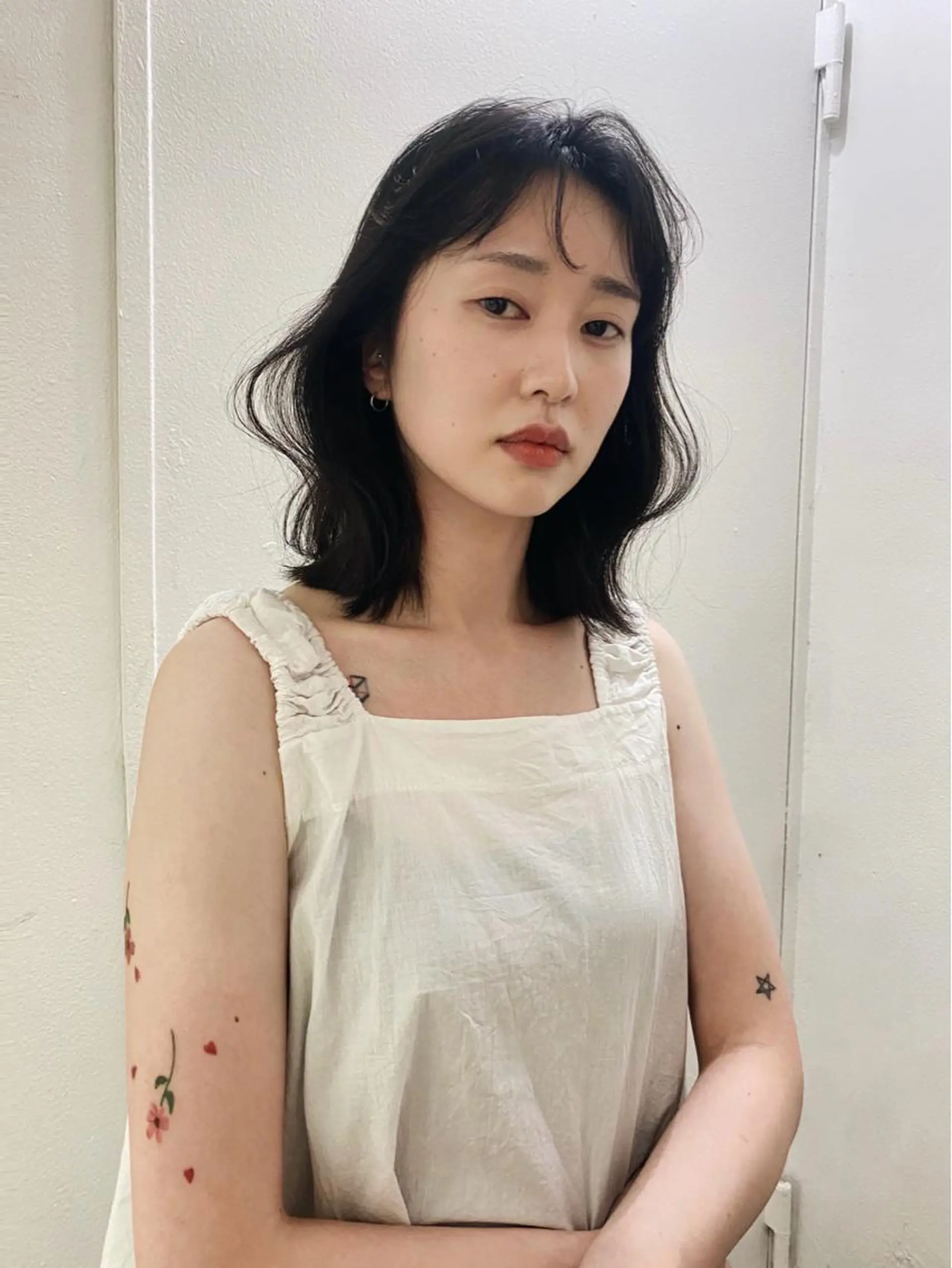 ミディアム ミディアムパーマ ボブ ハイライト 髪質改善 韓国風ヘア THE  AGATA TOKYO所属・外国人風パーマ/デザ インカット🦕✨アミのヘアスタイル