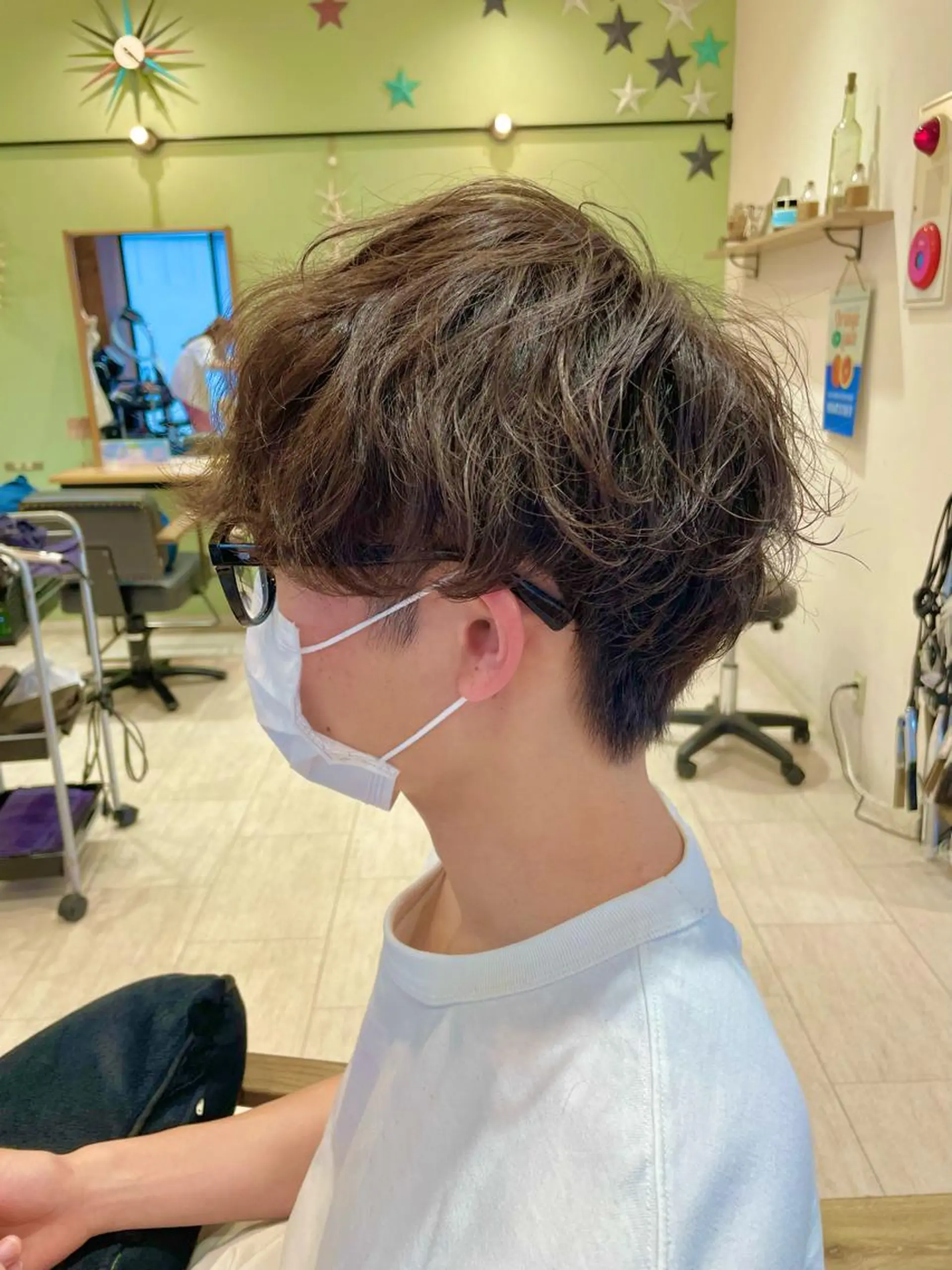 パーマ メンズ Ma hoのヘアスタイル