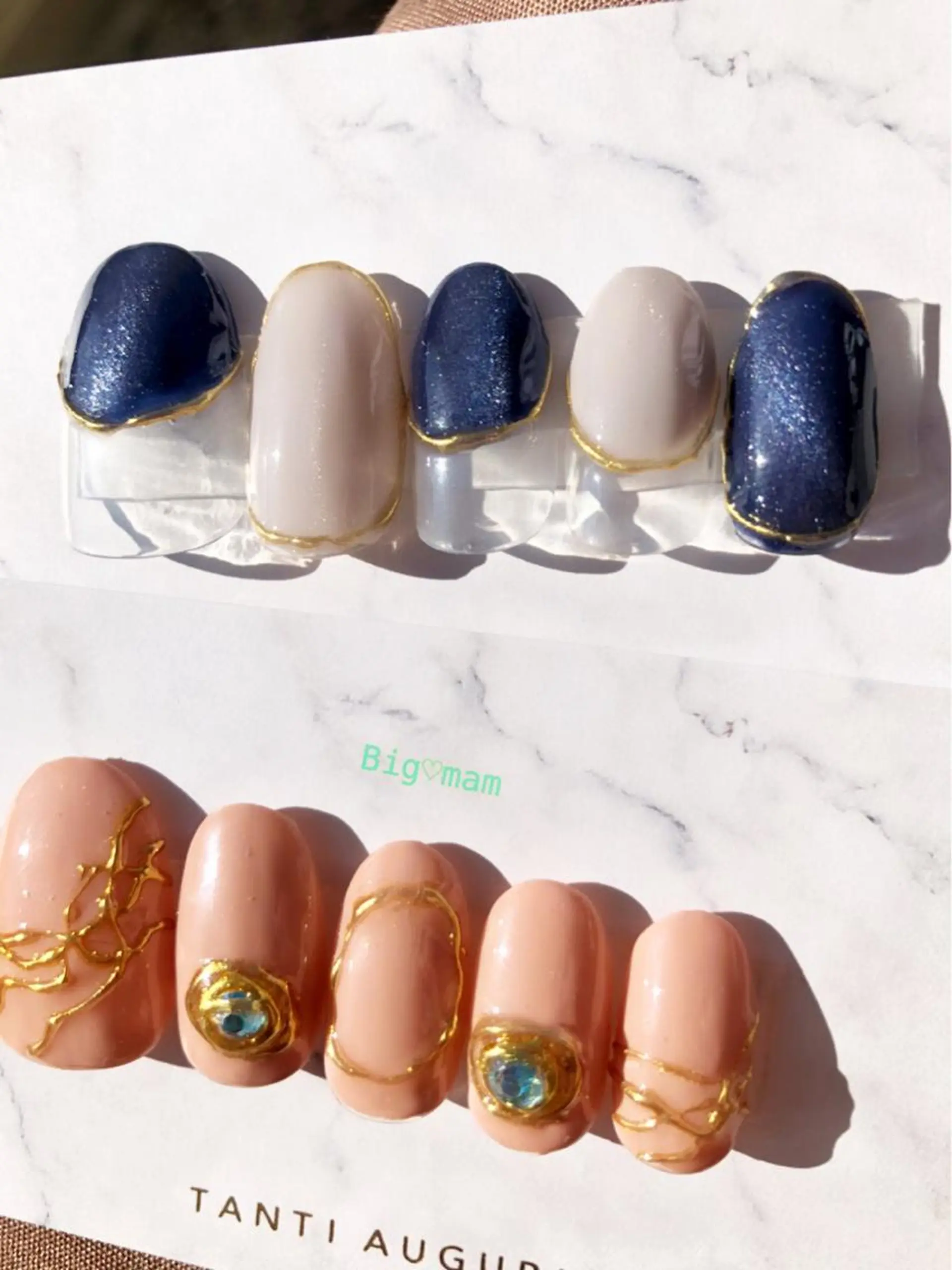 ネイル シンプルネイル ハンドネイル Big♡mam所属・Big♡mam （MAMI）のネイルデザイン