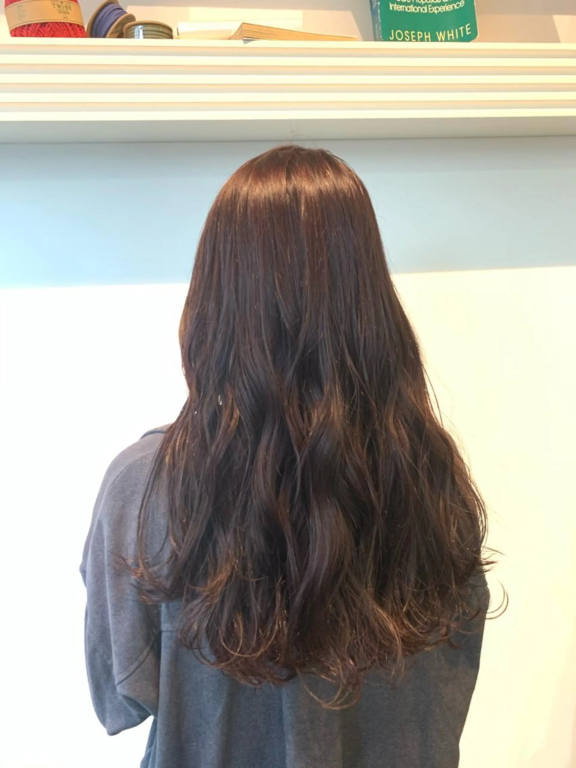 ロング カット ヘアカラー トリートメント ヘッドスパ ヘアセット 山口 竣也のヘアスタイル