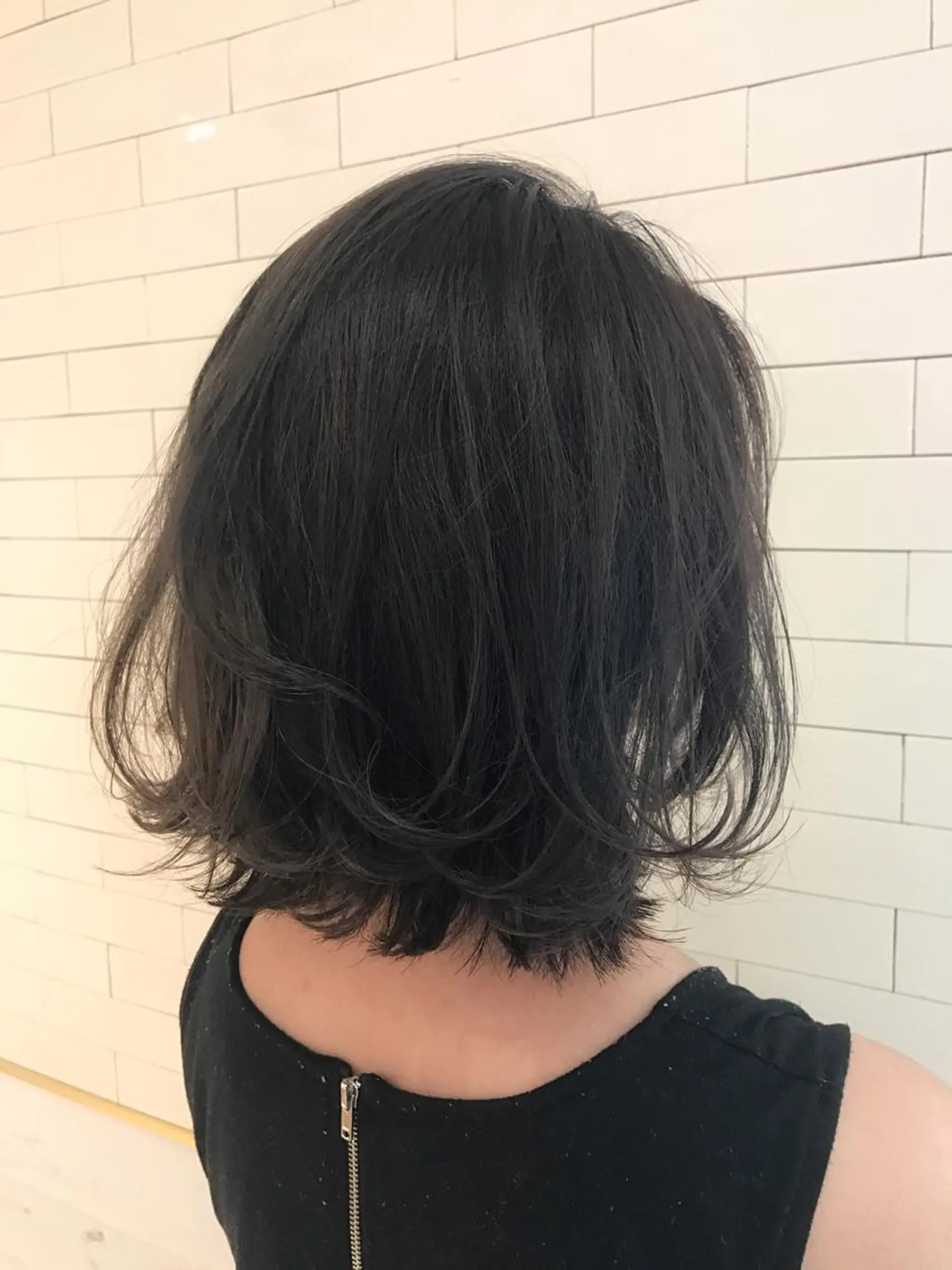 ミディアム カラー カット 肩より上ヘア特化/ 山田シュウヘイのヘアスタイル
