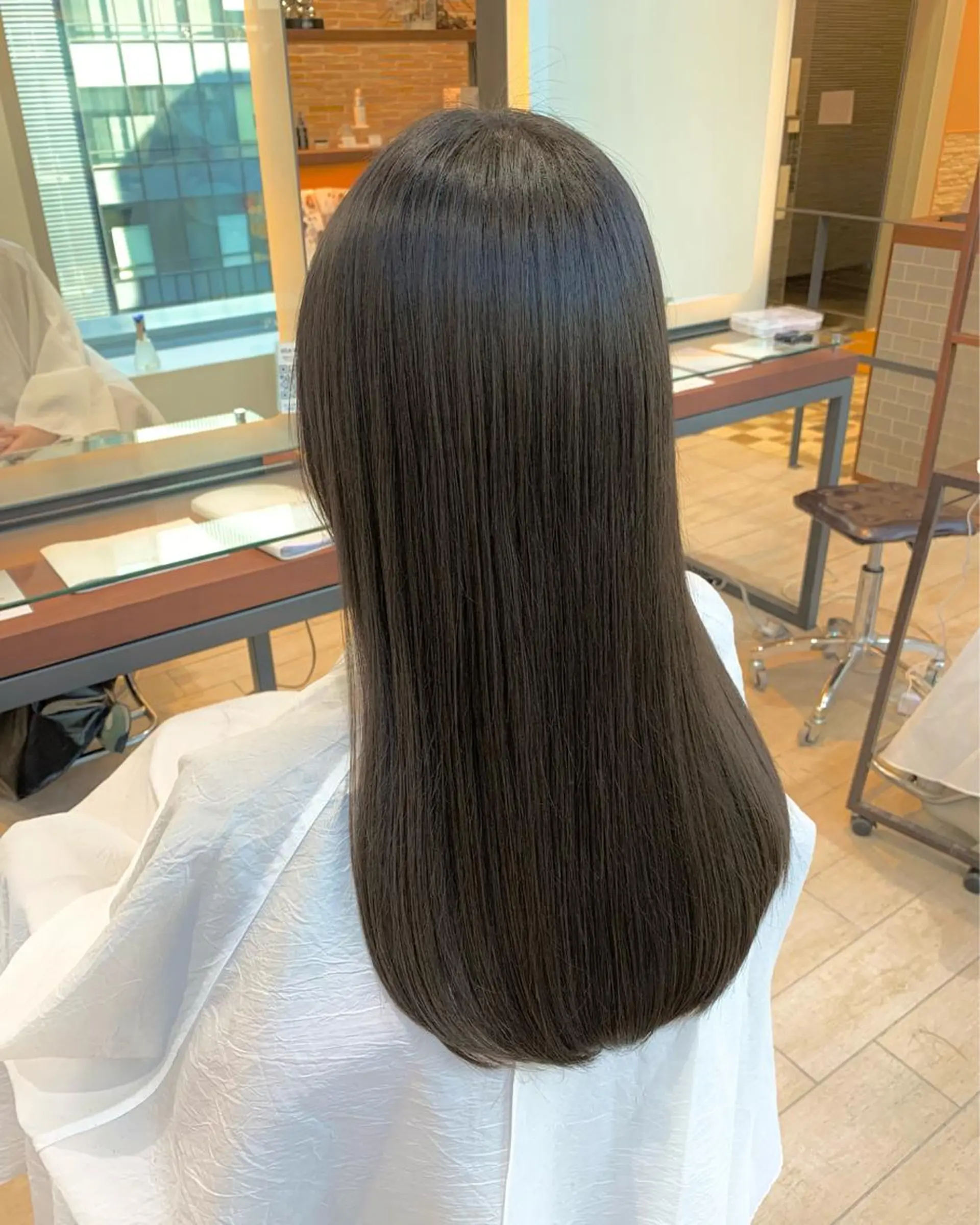 ロング カット ヘアカラー トリートメント 髪質改善/縮毛矯正 🎀小林 唯 🎀のヘアスタイル