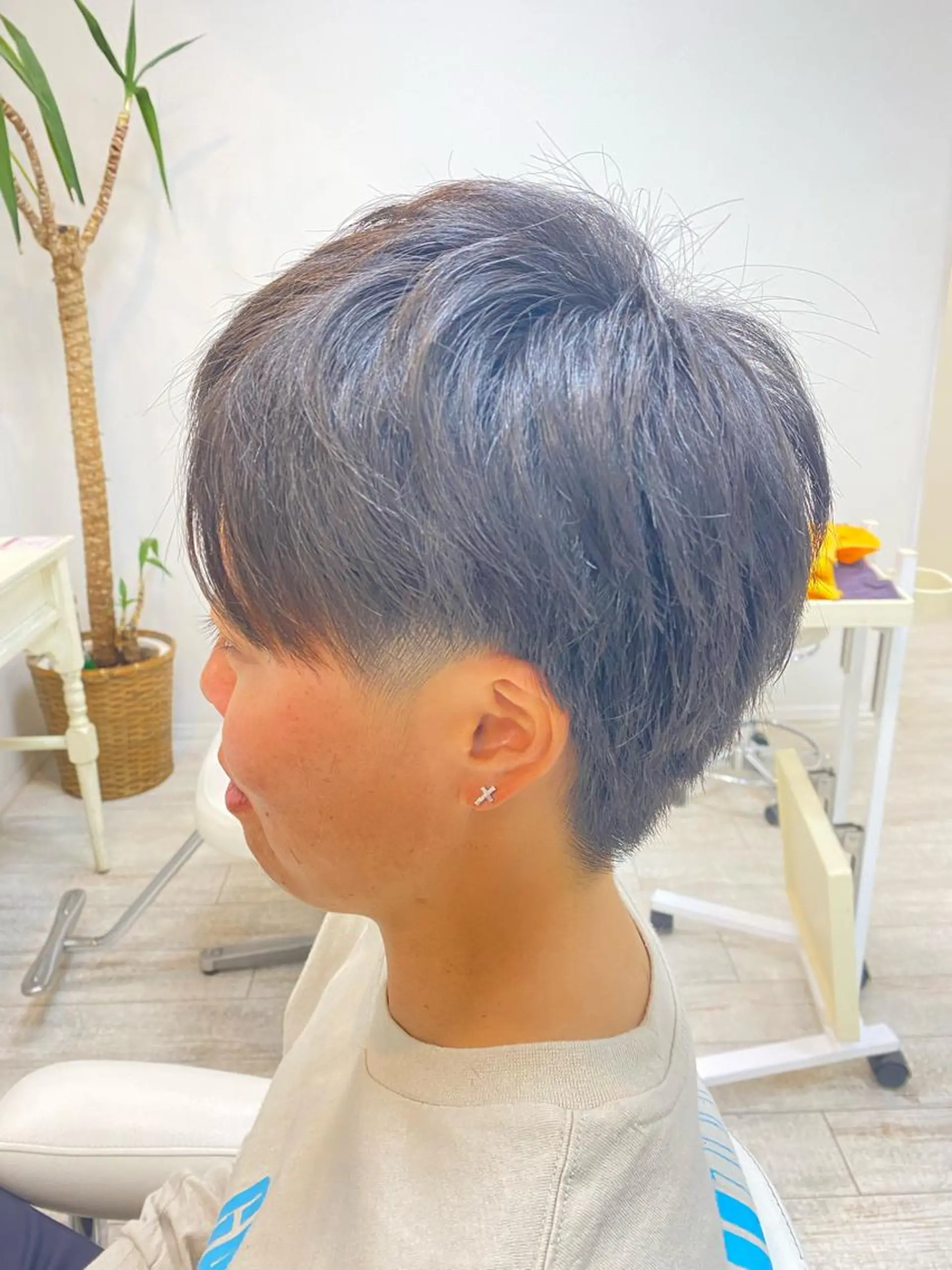 ショート ベリーショート ショートヘア ⭐️透明感カラー/ パーマ⭐️宮野翔のヘアスタイル