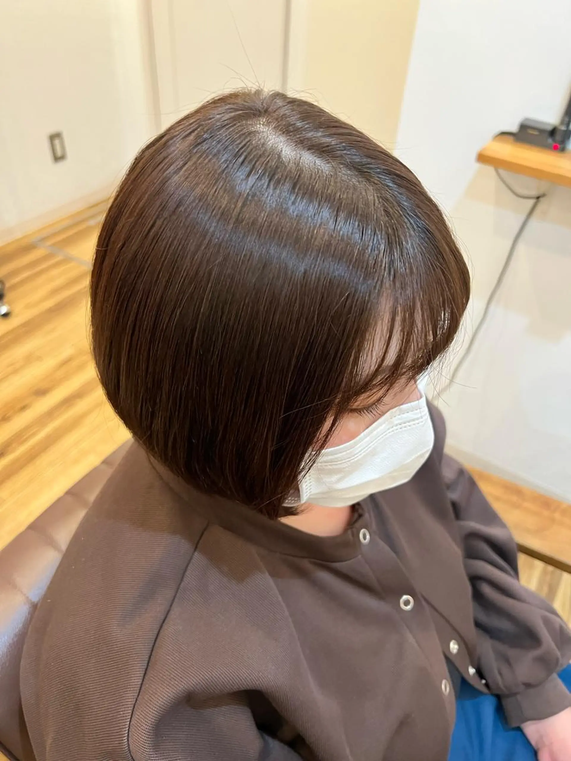 ショート カラー ブラウンカラー オリーブブラウン 美容室Class所属・🐰ハイトーンカラー 畠山　渡🐰のヘアスタイル