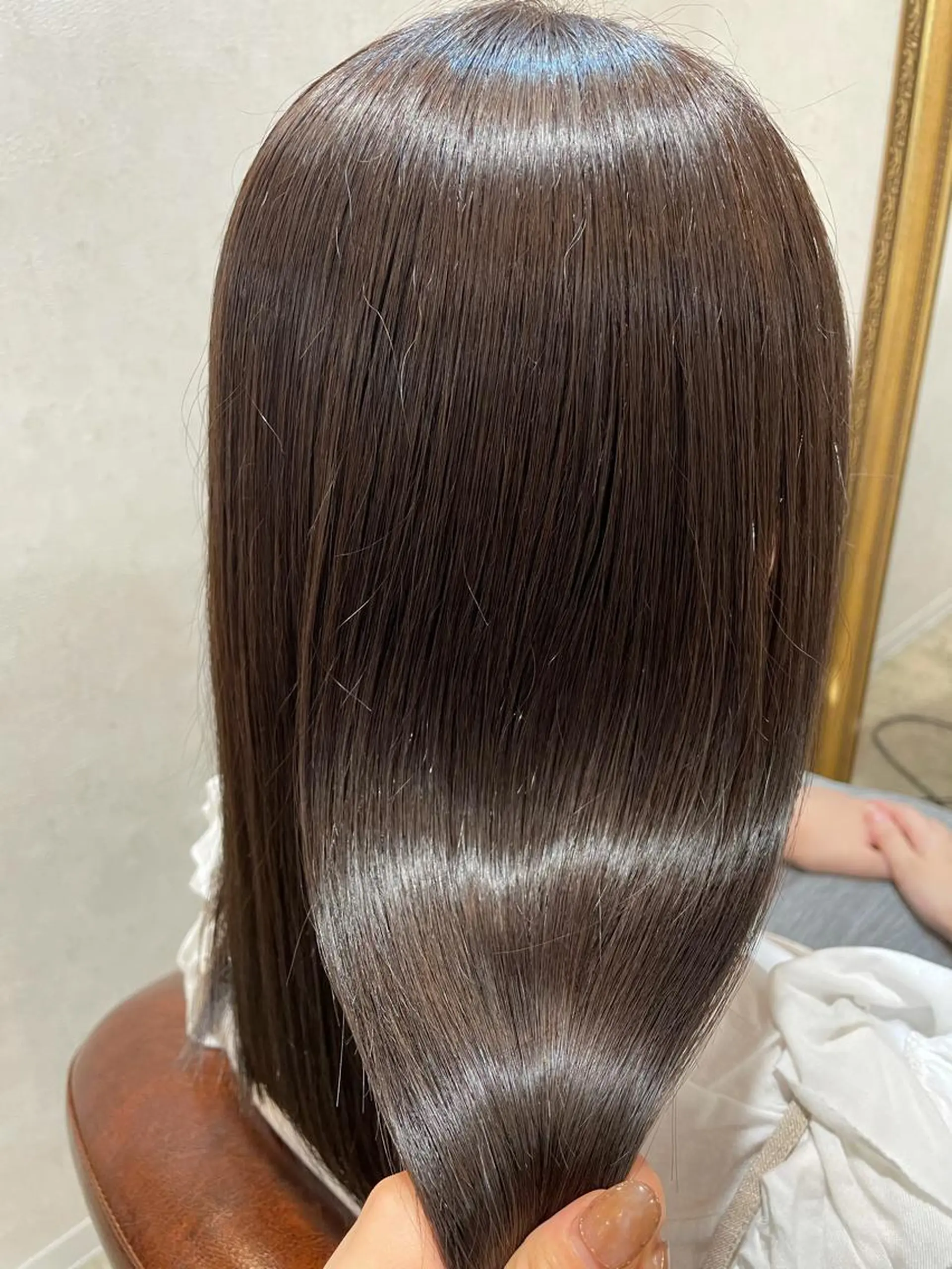 セミロング 透明感カラー💎 AYAのヘアスタイル