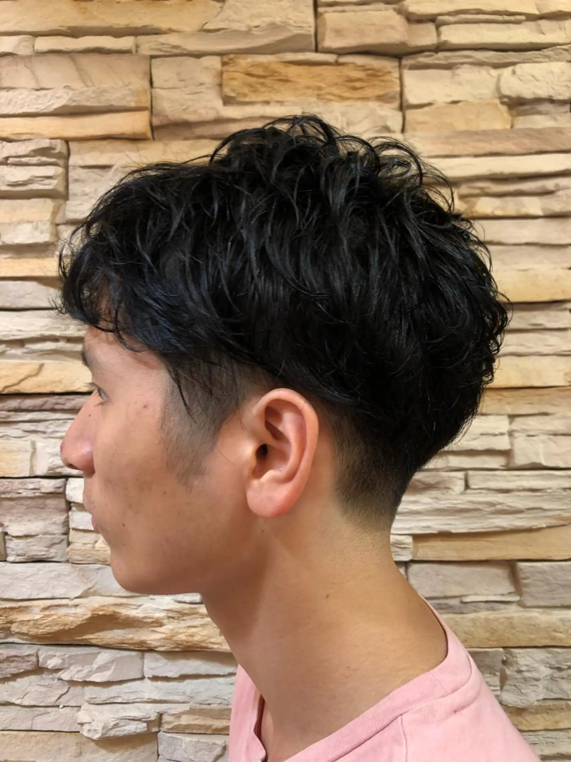 パーマ メンズ 本多 美羽のヘアスタイル