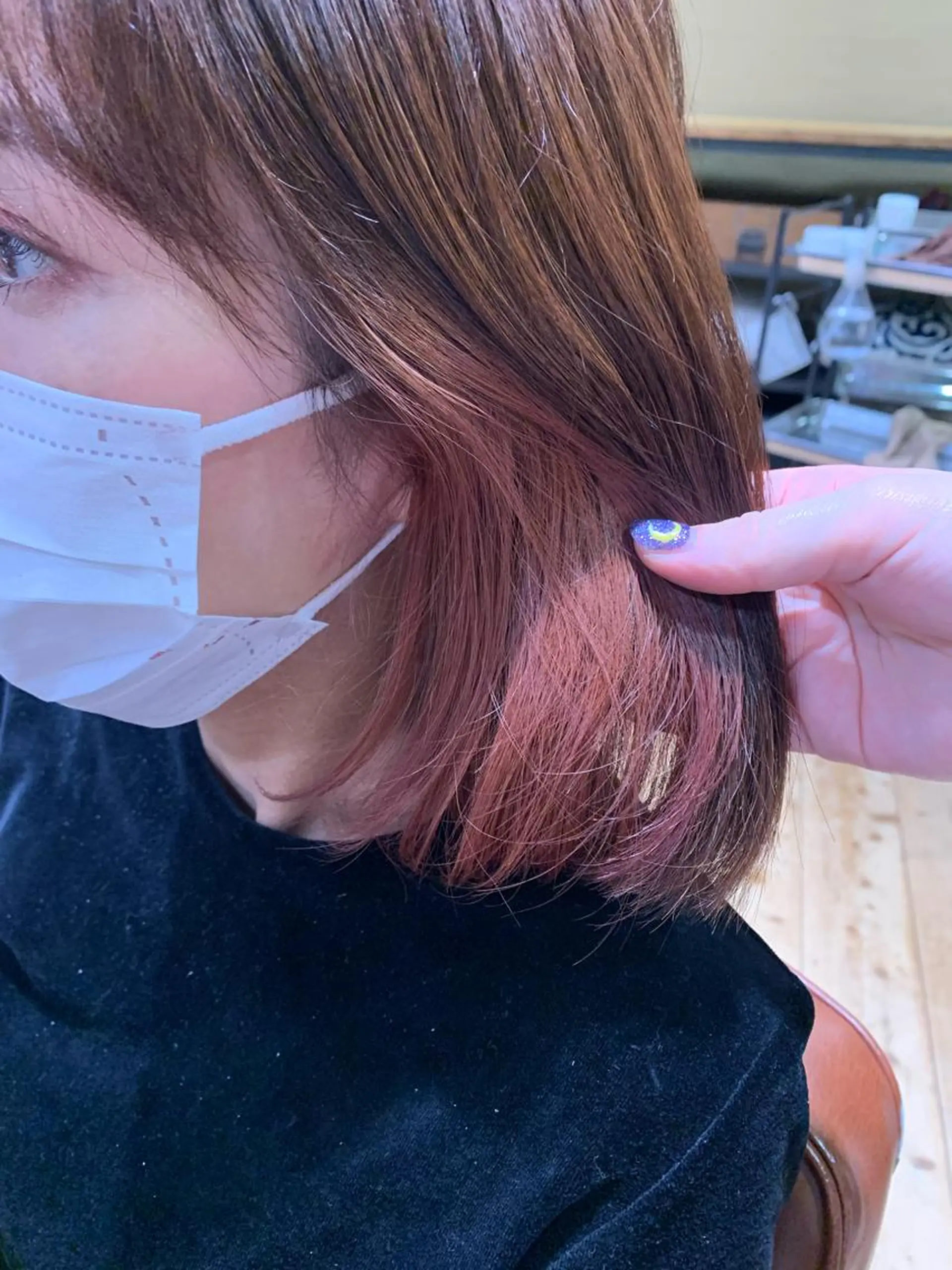 ミディアム yukie🌷 /暖色🍒梅田サロンのヘアスタイル