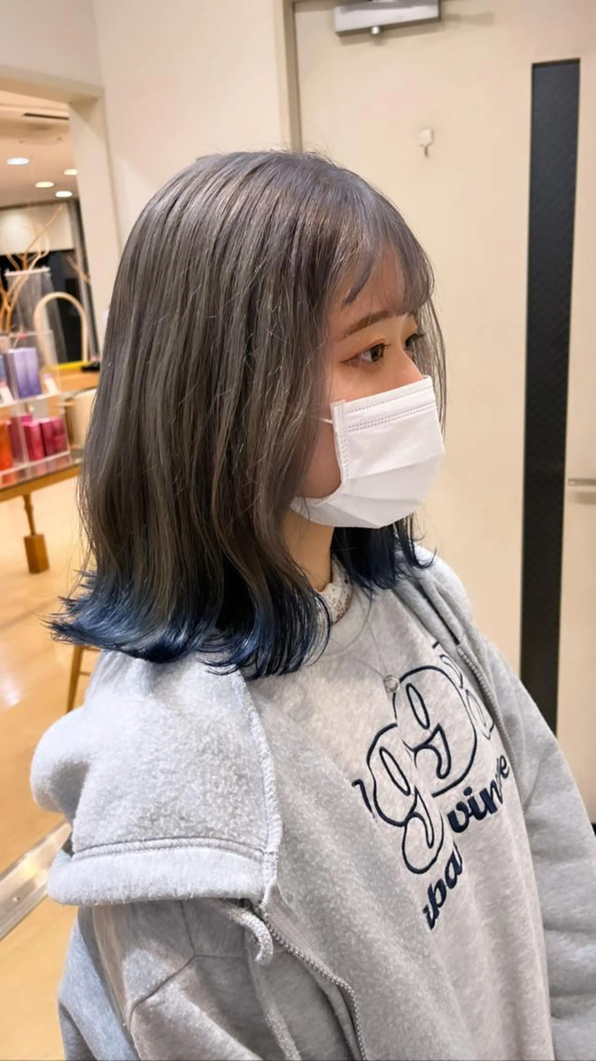 ミディアム カラー ヘアカラー トリートメント 💠つたふうか/ 韓国/メンズヘア💠のヘアスタイル