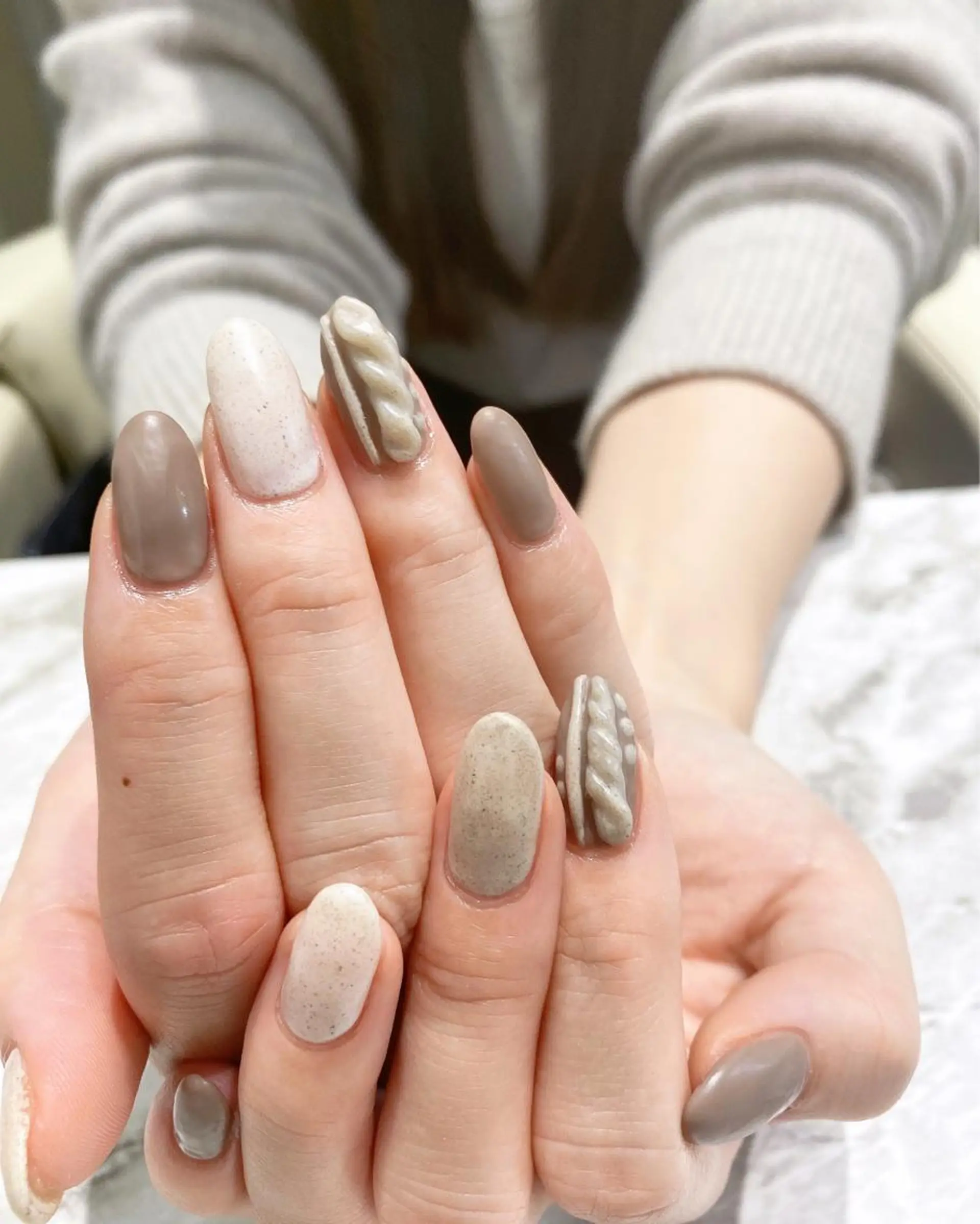 ネイル マットネイル ハンドネイル フットネイル ハンドケア nail salon  AlgeTy所属・✴︎:.｡. MAKI.｡.:✴︎のネイルデザイン
