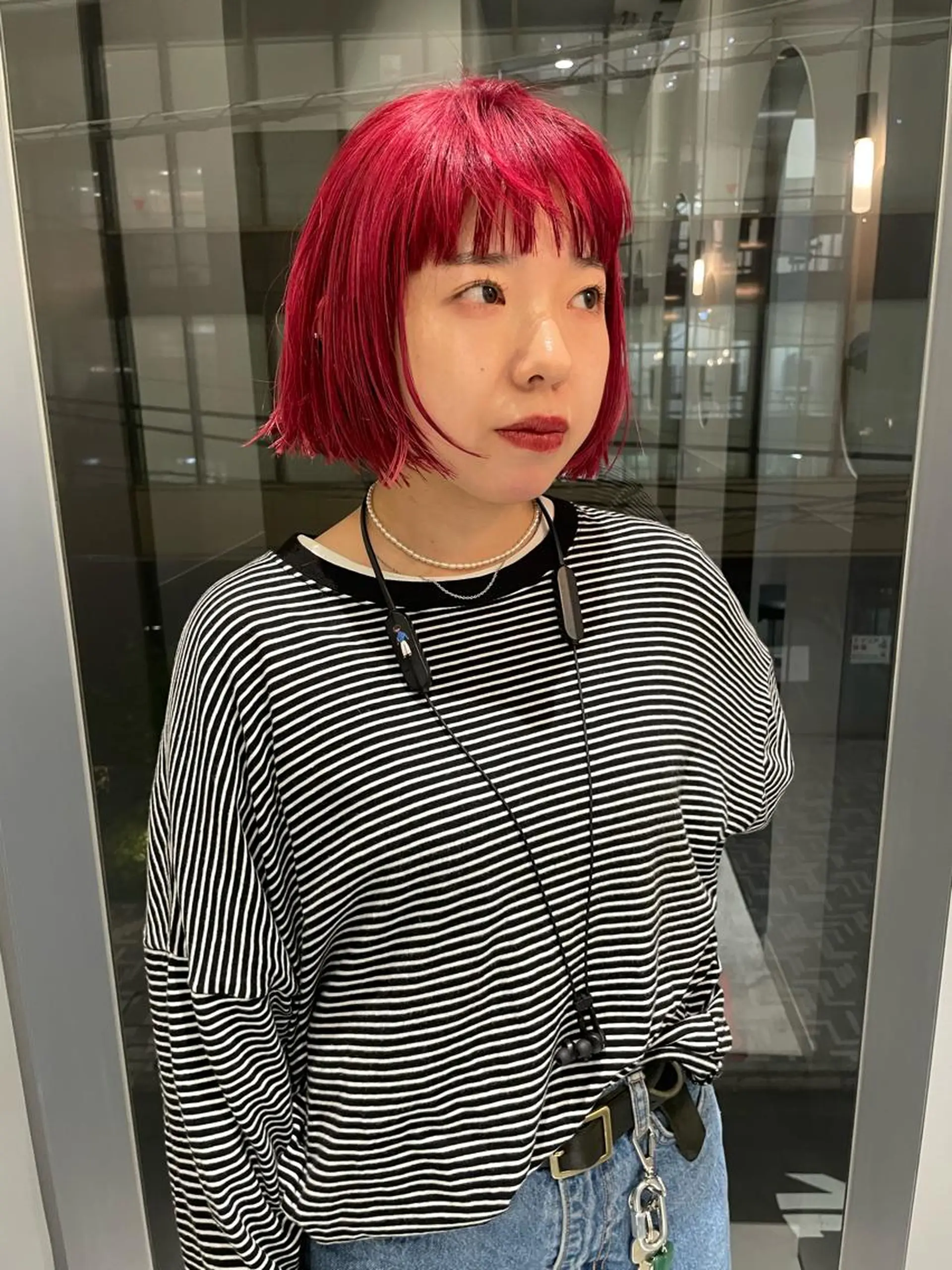 ショート カラー カット ヘアカラー トリートメント SALOWIN所属・ブリーチ✨ ボブ✨レイヤーのヘアスタイル