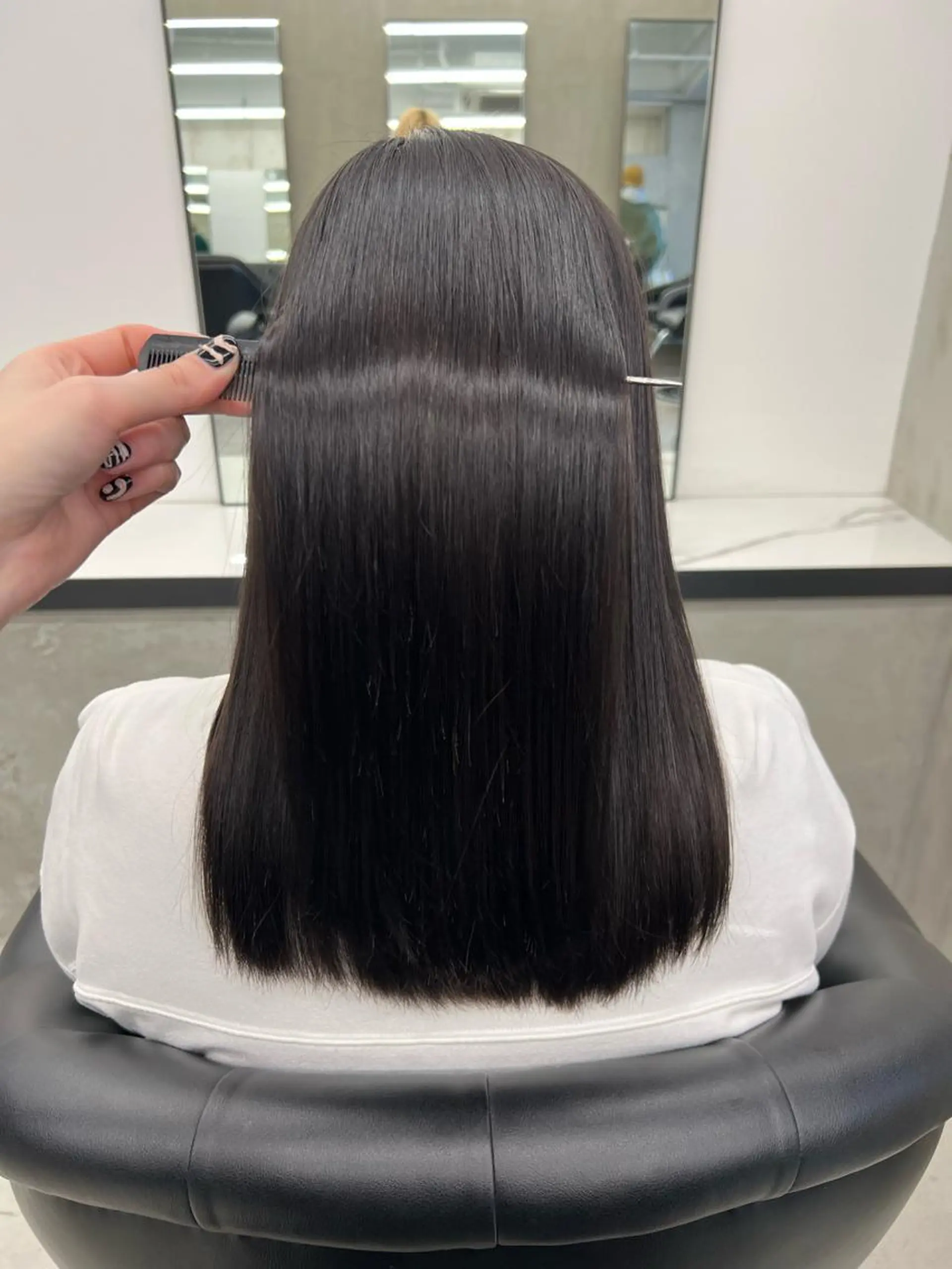 セミロング カラー カット ヘアカラー トリートメント kimika🥑 メンズ/髪質改善のヘアスタイル