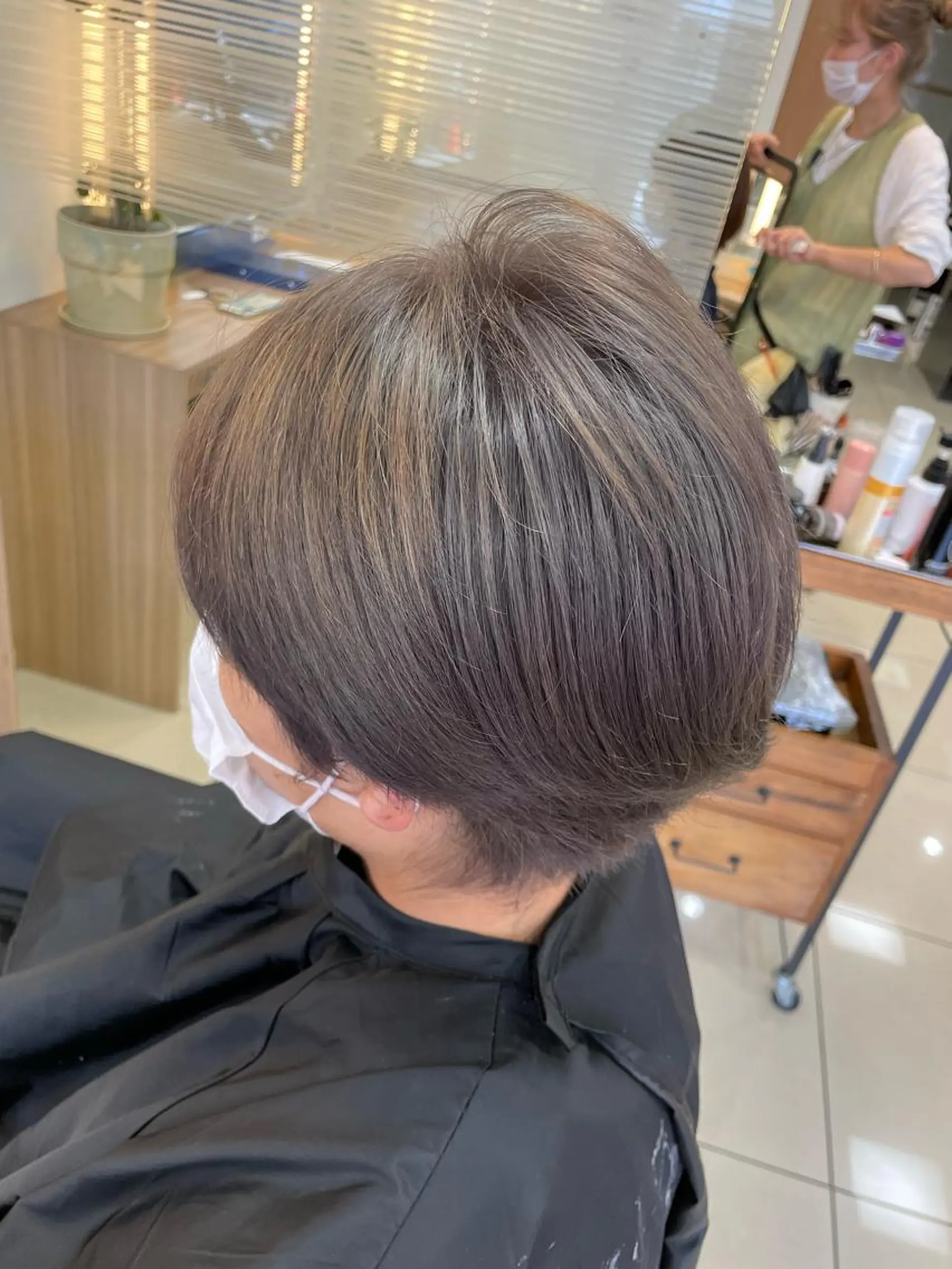 メンズ ヘアカラー パーマ/ボブ/ ヘルシーカラー/風花のヘアスタイル