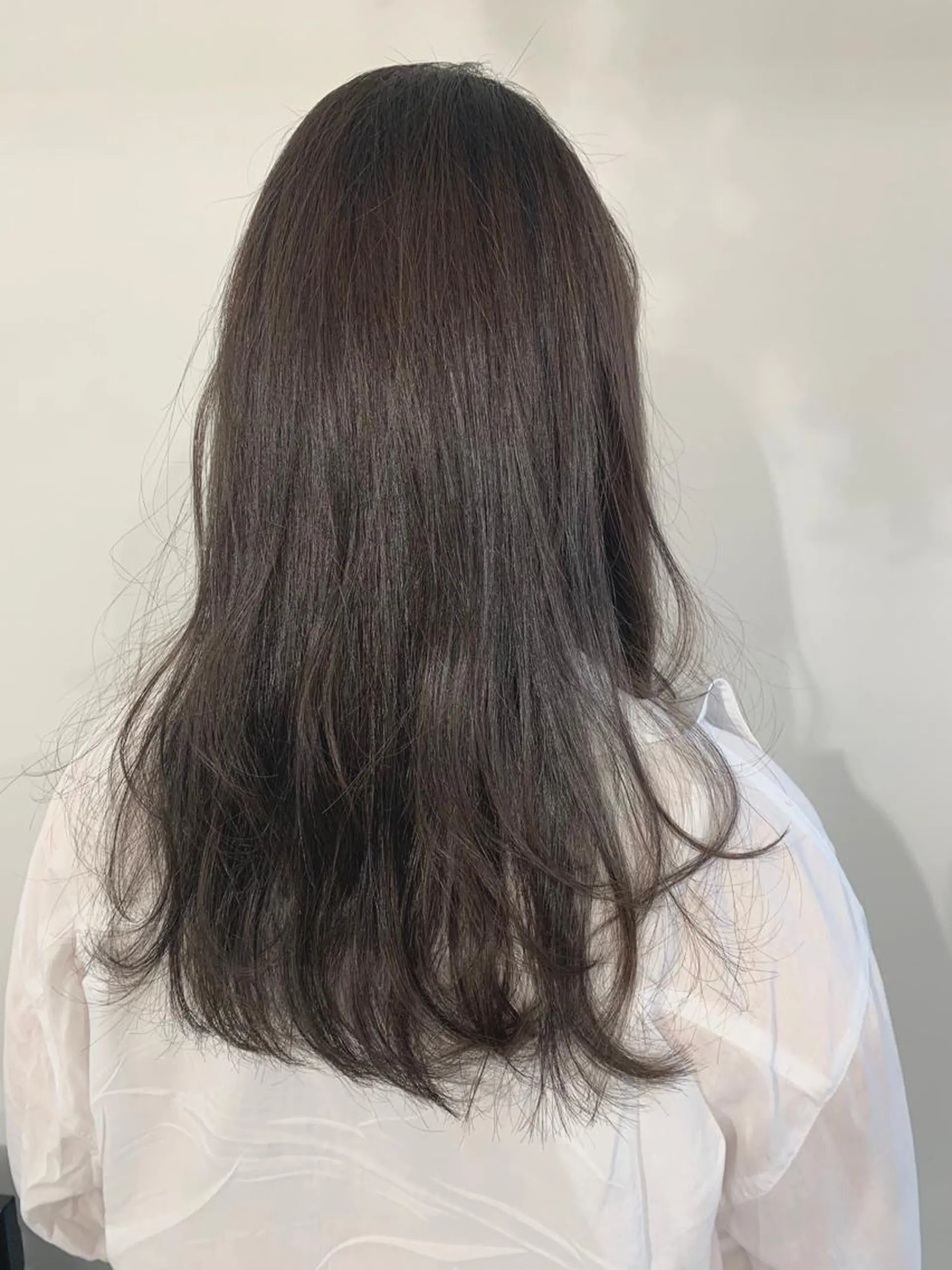 ロング カラー パーマ ヘアアレンジ グレージュ カット ヘアカラー トリートメント 加藤 綾華のヘアスタイル