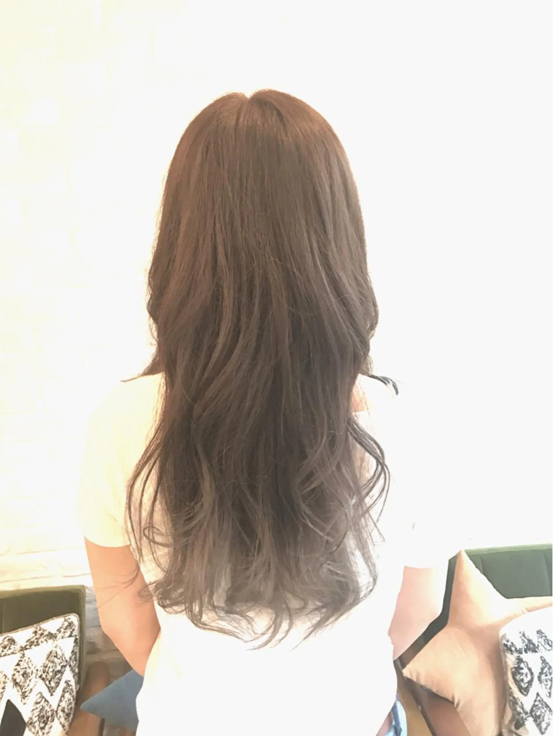 ロング カラー アッシュ グラデーションカラー グレージュ 増子 幹樹のヘアスタイル