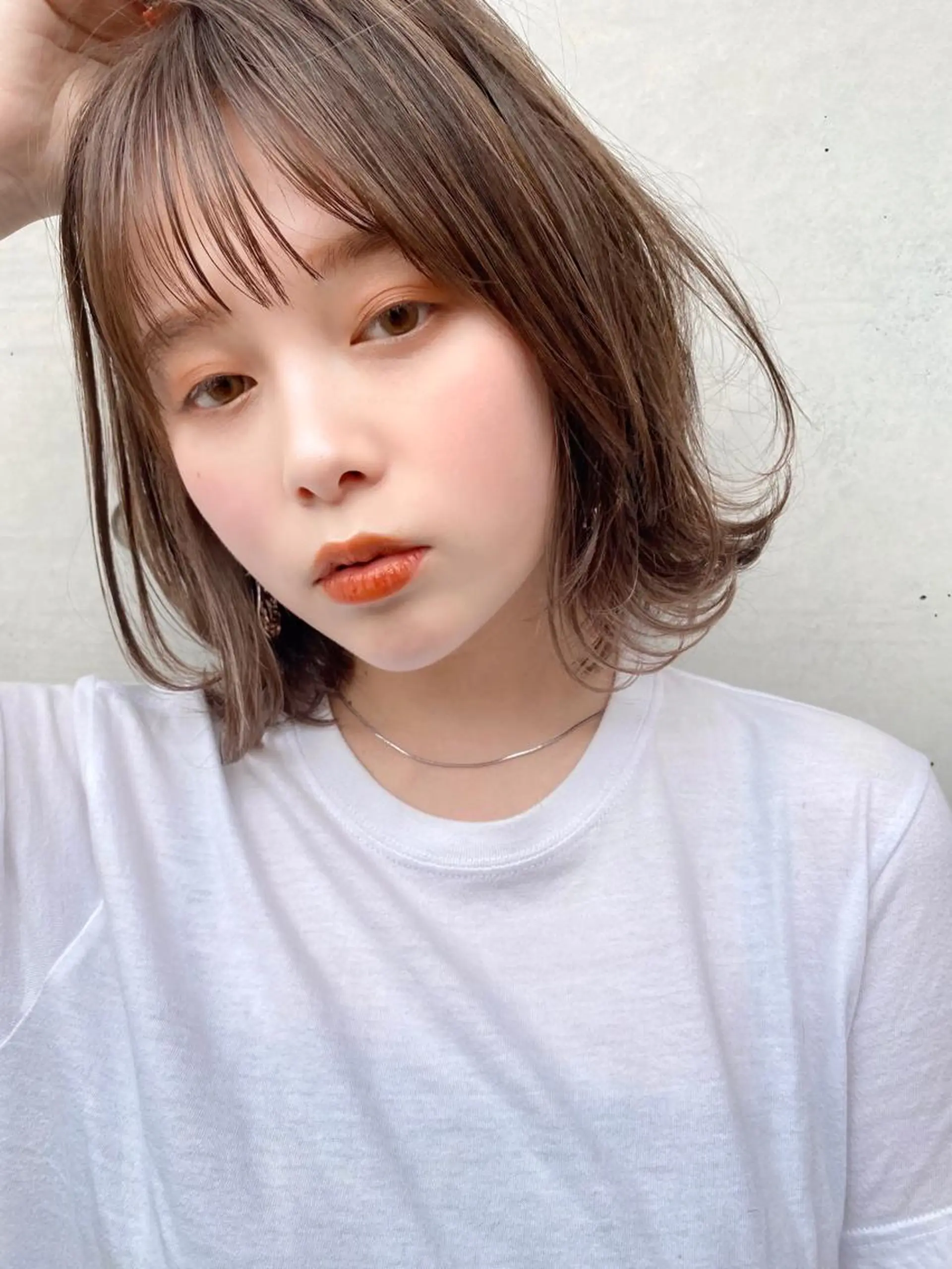 ミディアム カラー 似合わせレイヤー 🇰🇷荒木洋文のヘアスタイル