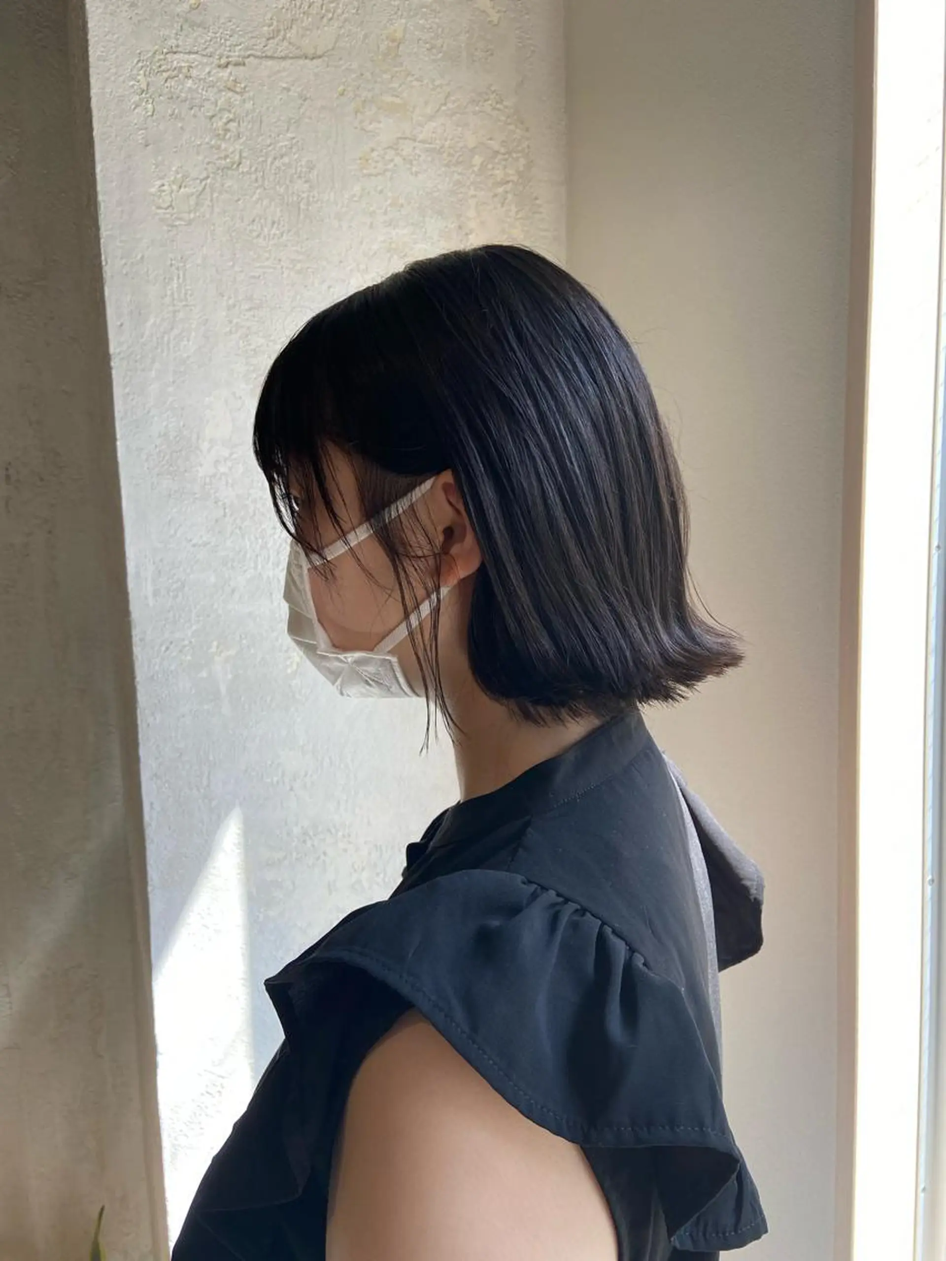 ショート ボブ シースルーバング 外ハネヘア eddie所属・高岡 秀和のその他イメージ