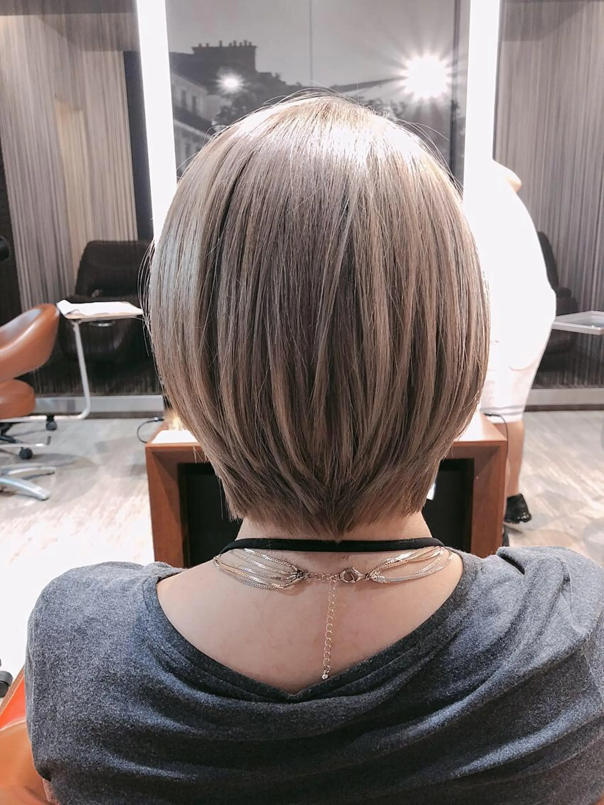 ショート カラー 髪質改善/イルミナ/ 城崎のヘアスタイル