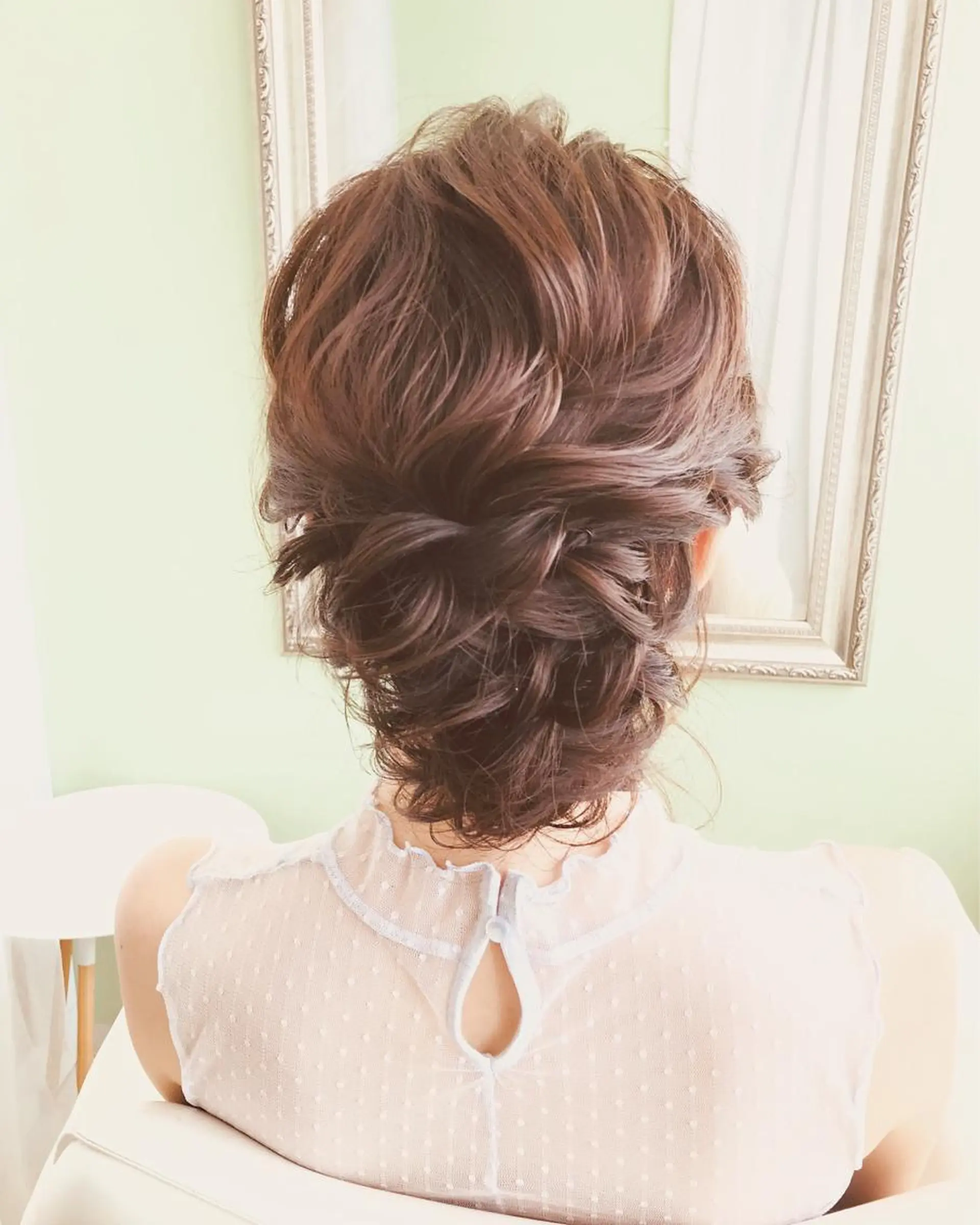 ヘアアレンジ 結婚式・ブライダル ALVAREZ BARBER SHOP所属・takebuchi harukaのヘアスタイル
