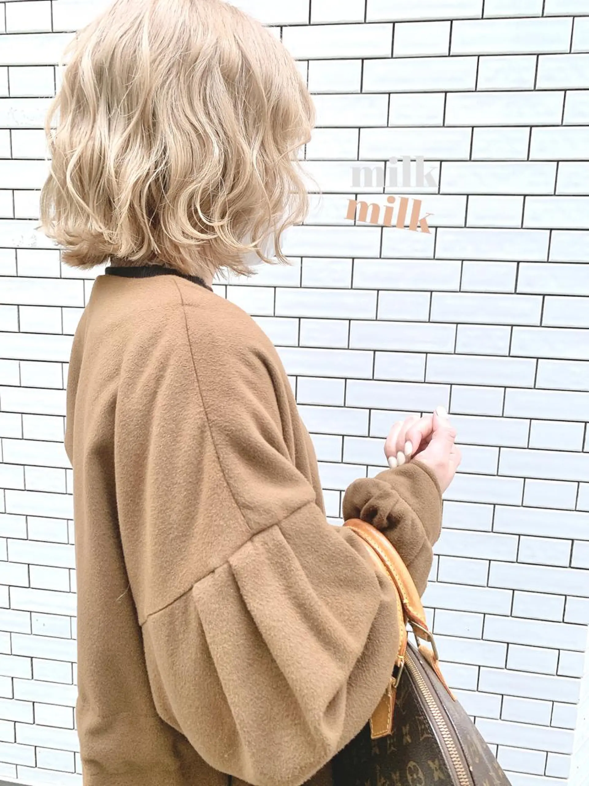 カラー ブリーチ ハイトーンカラー ヘアカラー 🍨モテベージュ🩰 miraiのヘアスタイル