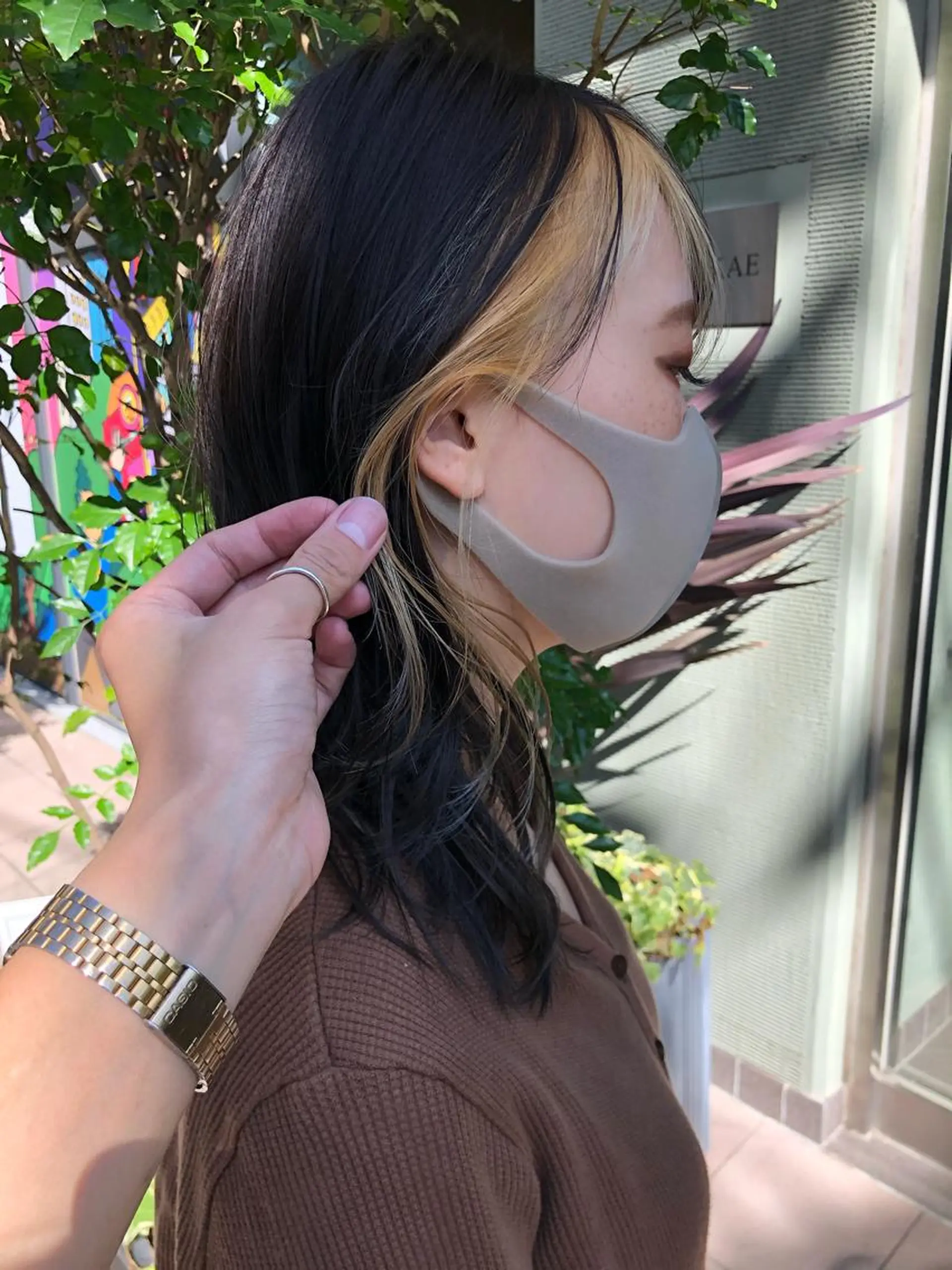 ミディアム カラー カット ヘアカラー HIROKI ” stylistのヘアスタイル