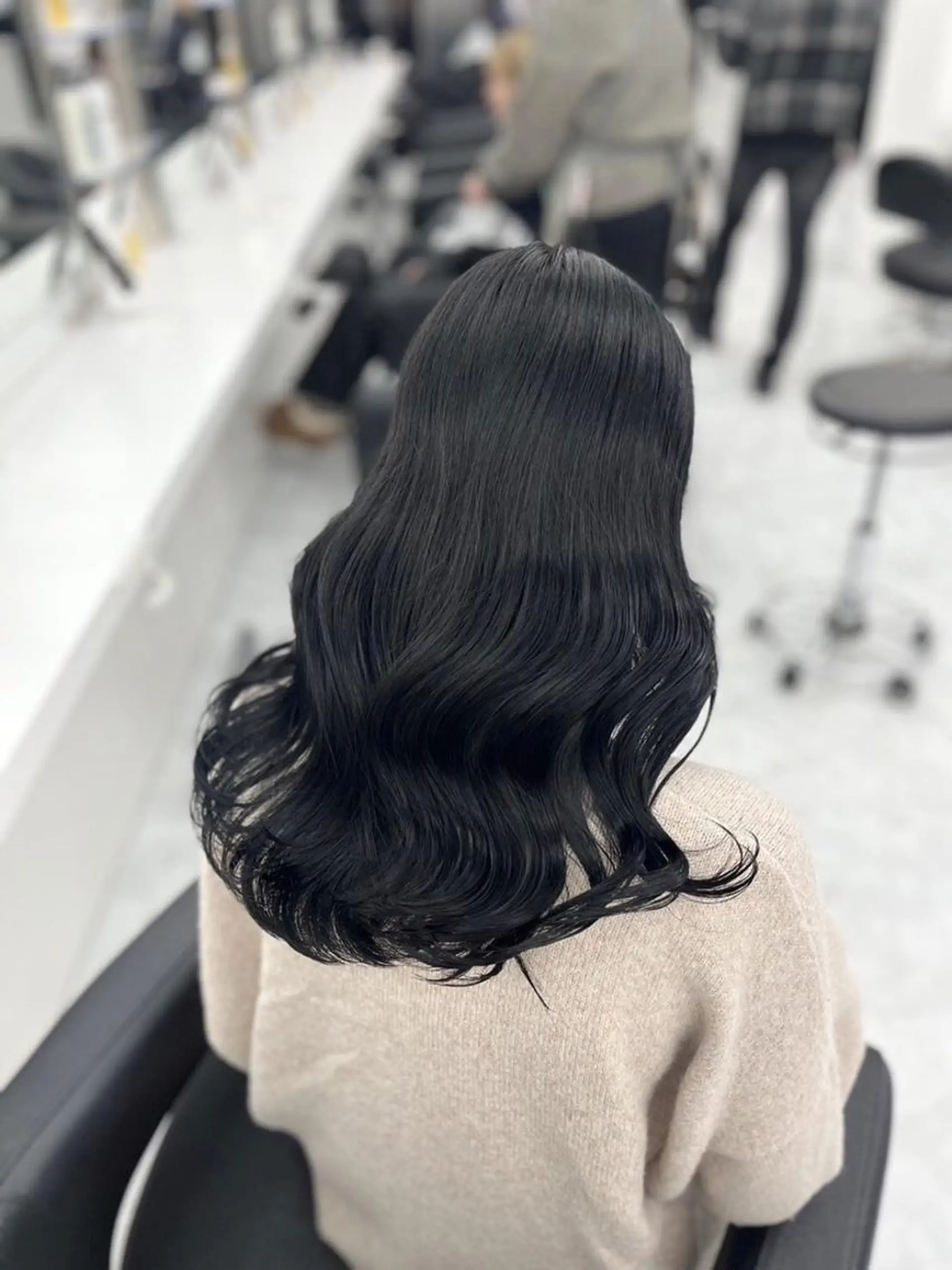 カラー カット パーマ 🤍赤みなしカラー 🤍saaka🤍のヘアスタイル