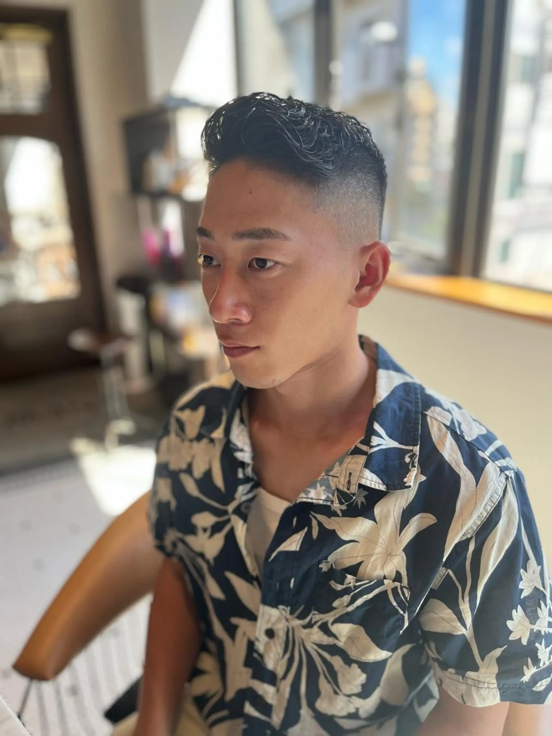 ショート メンズ THE MAN Leverage New York所属・大村 大心のヘアスタイル