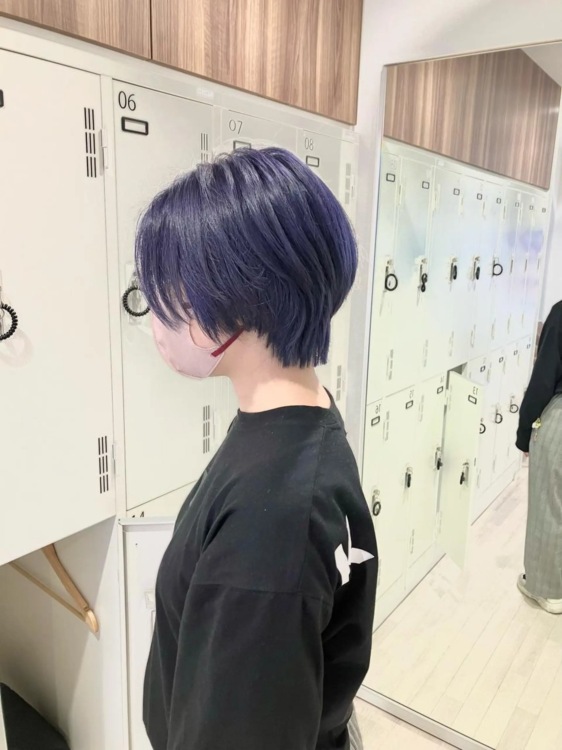 ショート カラー ヘアカラー Re:st所属・Miyavi/カラー ショートボブのヘアスタイル