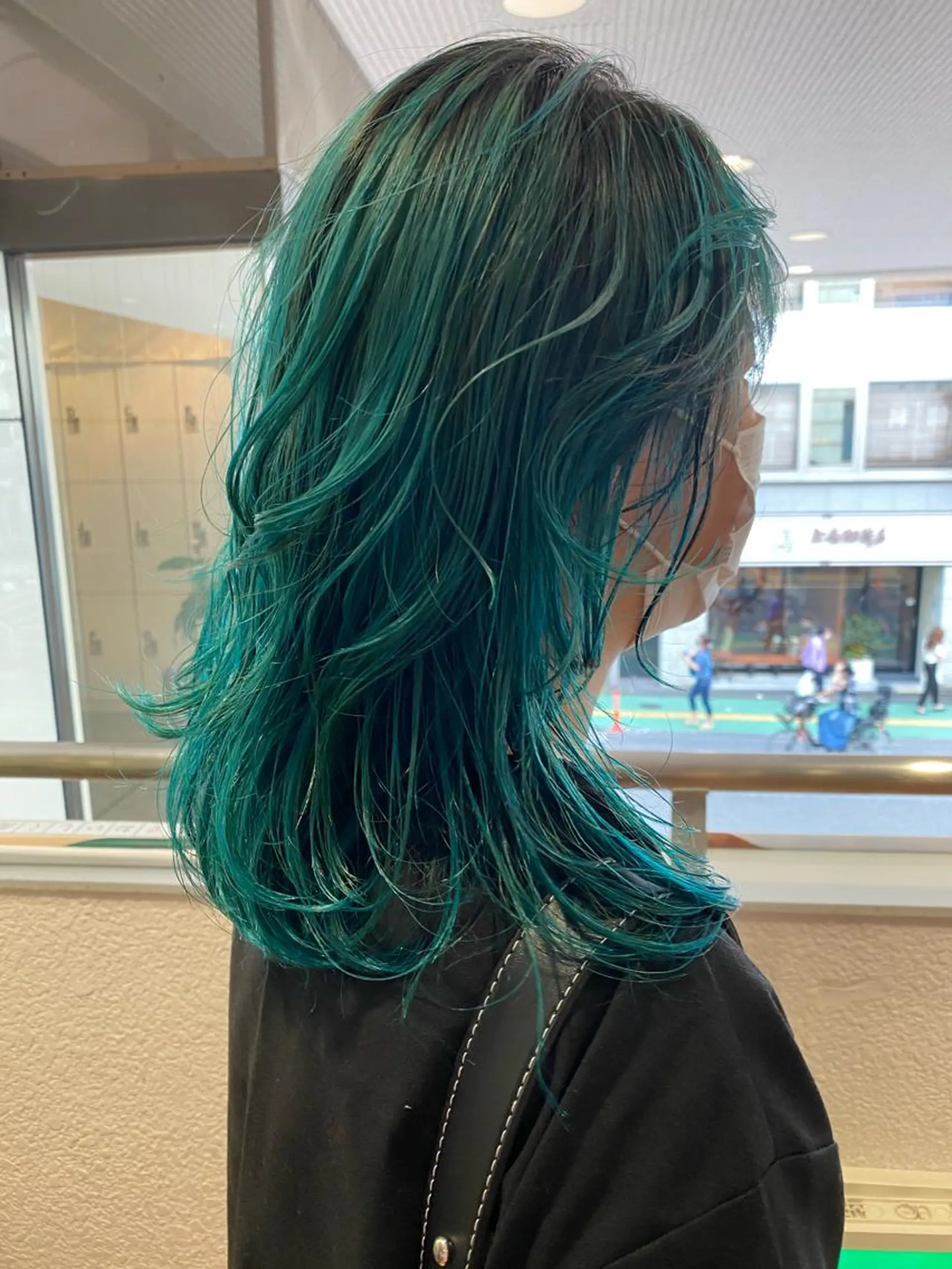 セミロング カラー レイヤー/ベージュ カラー/ハシモトのヘアスタイル