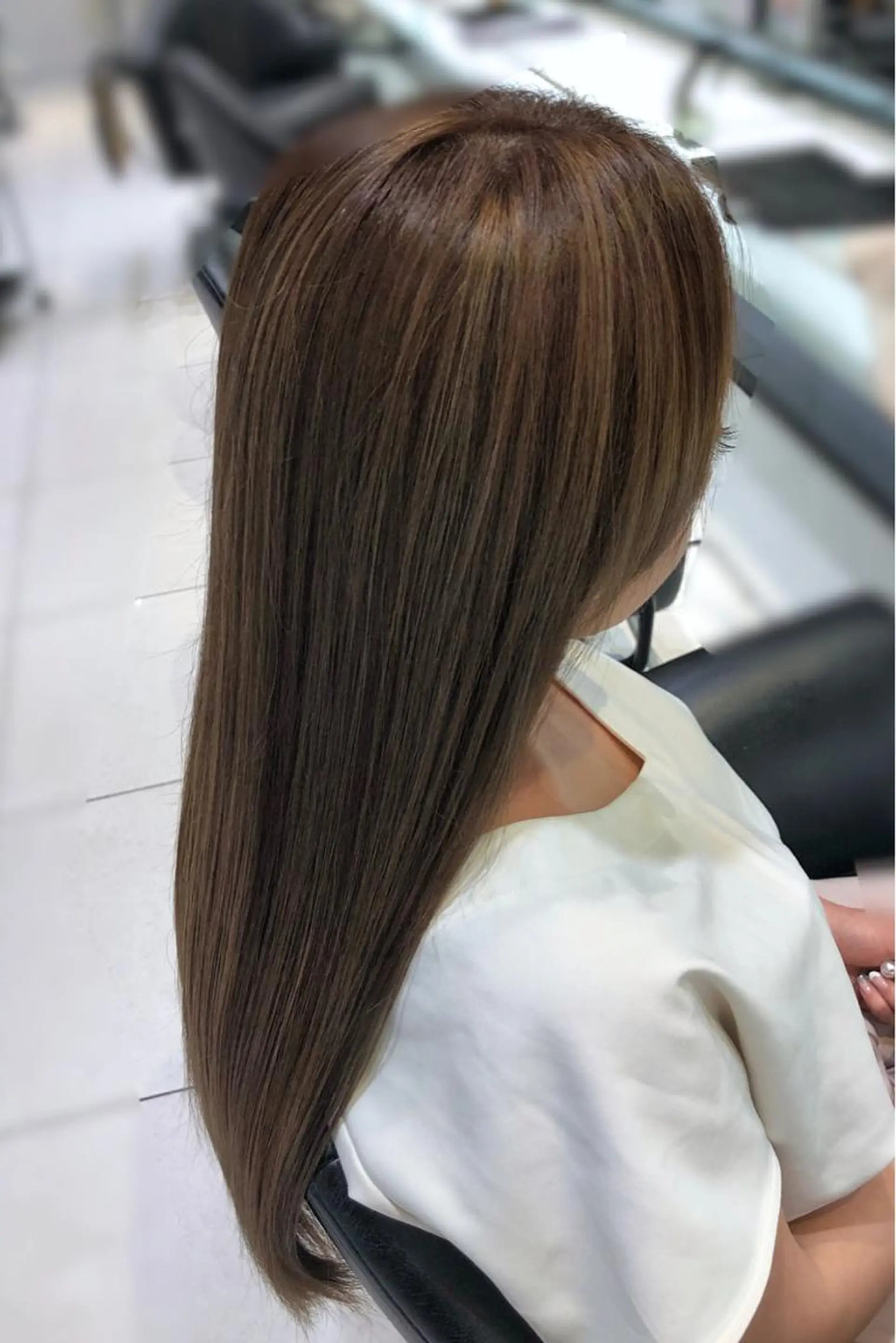 ロング カラー パーマ イルミナカラー 縮毛矯正 トリートメント ✨髪質改善✨ 田西　基彦のヘアスタイル