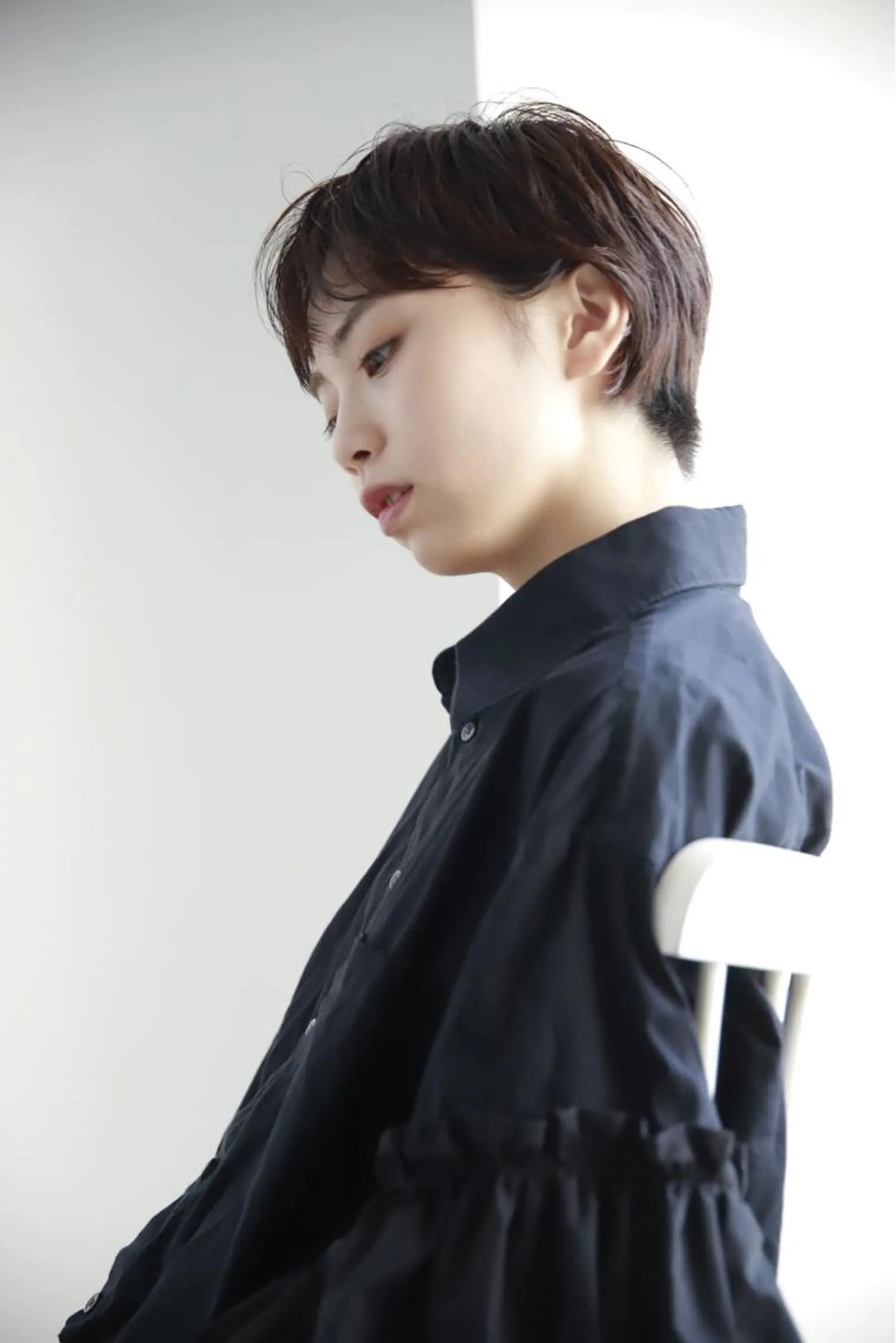 ショート カラー THE DAY所属・AKI HASHIMOTOのヘアスタイル